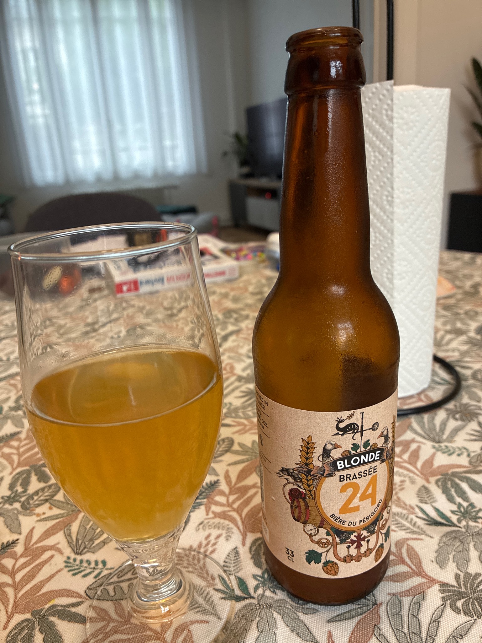 Brassée 24 Blonde, Brasserie Artisanale De Sarlat