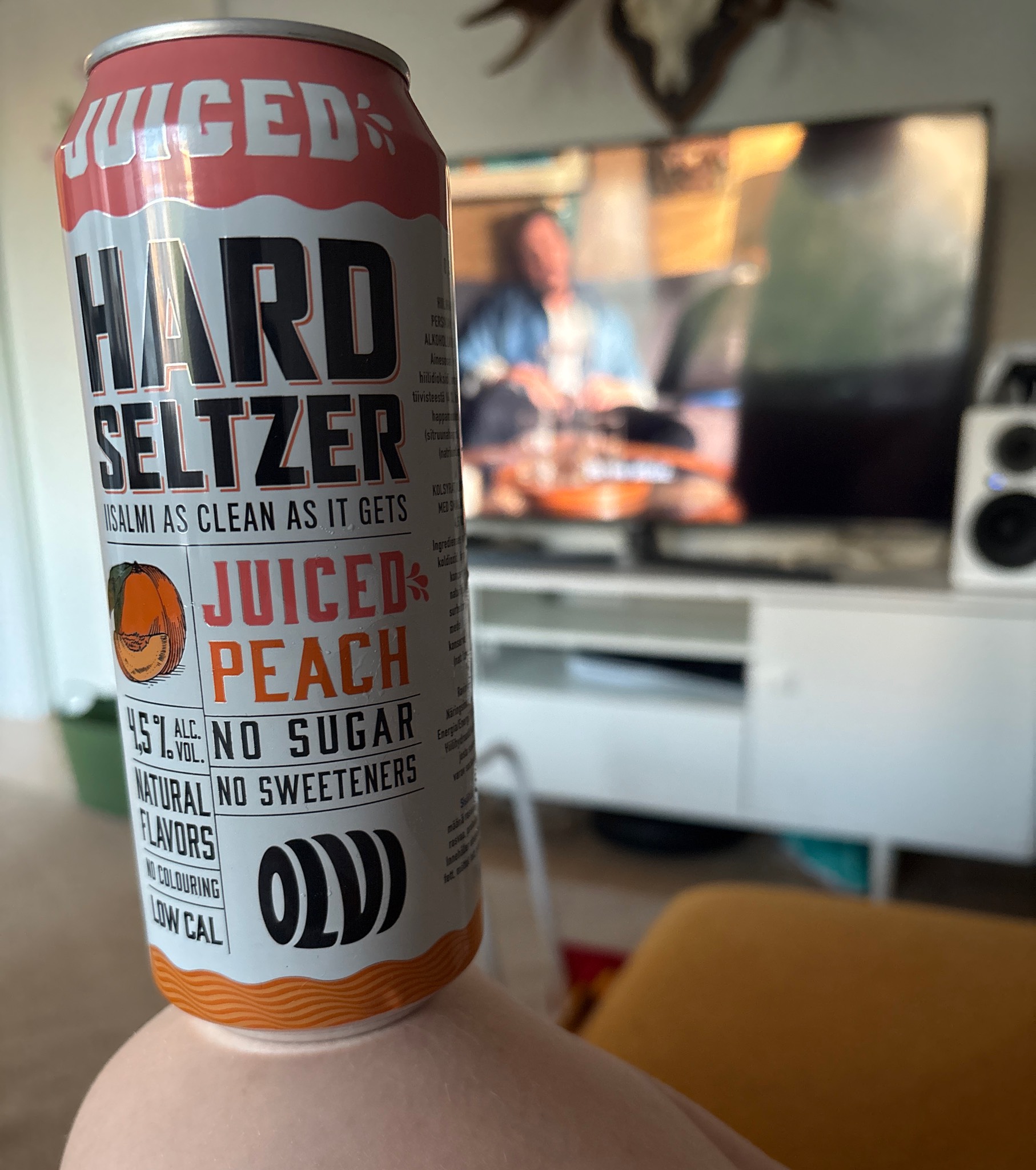 Hard Seltzer Juiced Peach, Finland
