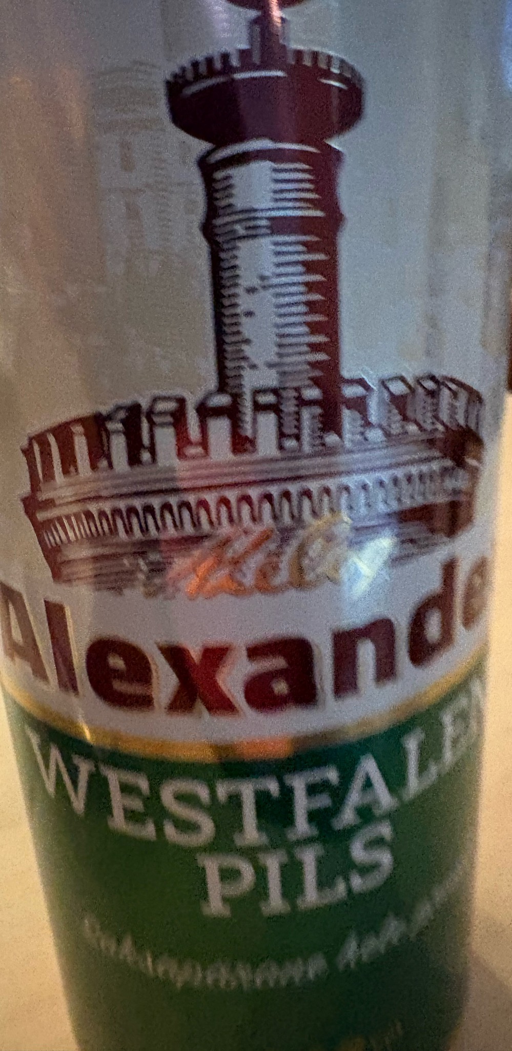 Alexander Westfalen Pils, Estonia