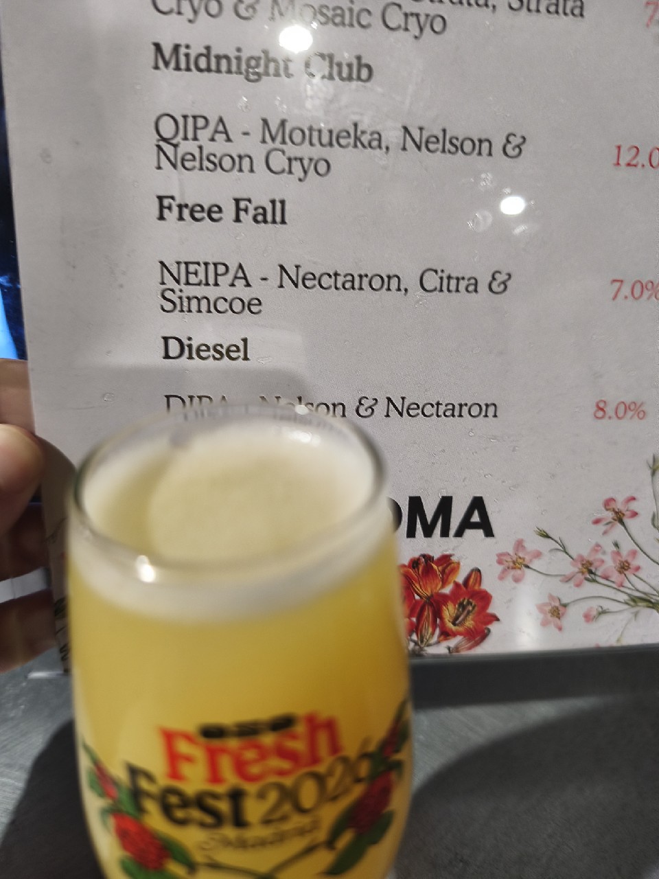 free fall, SOMA Beer