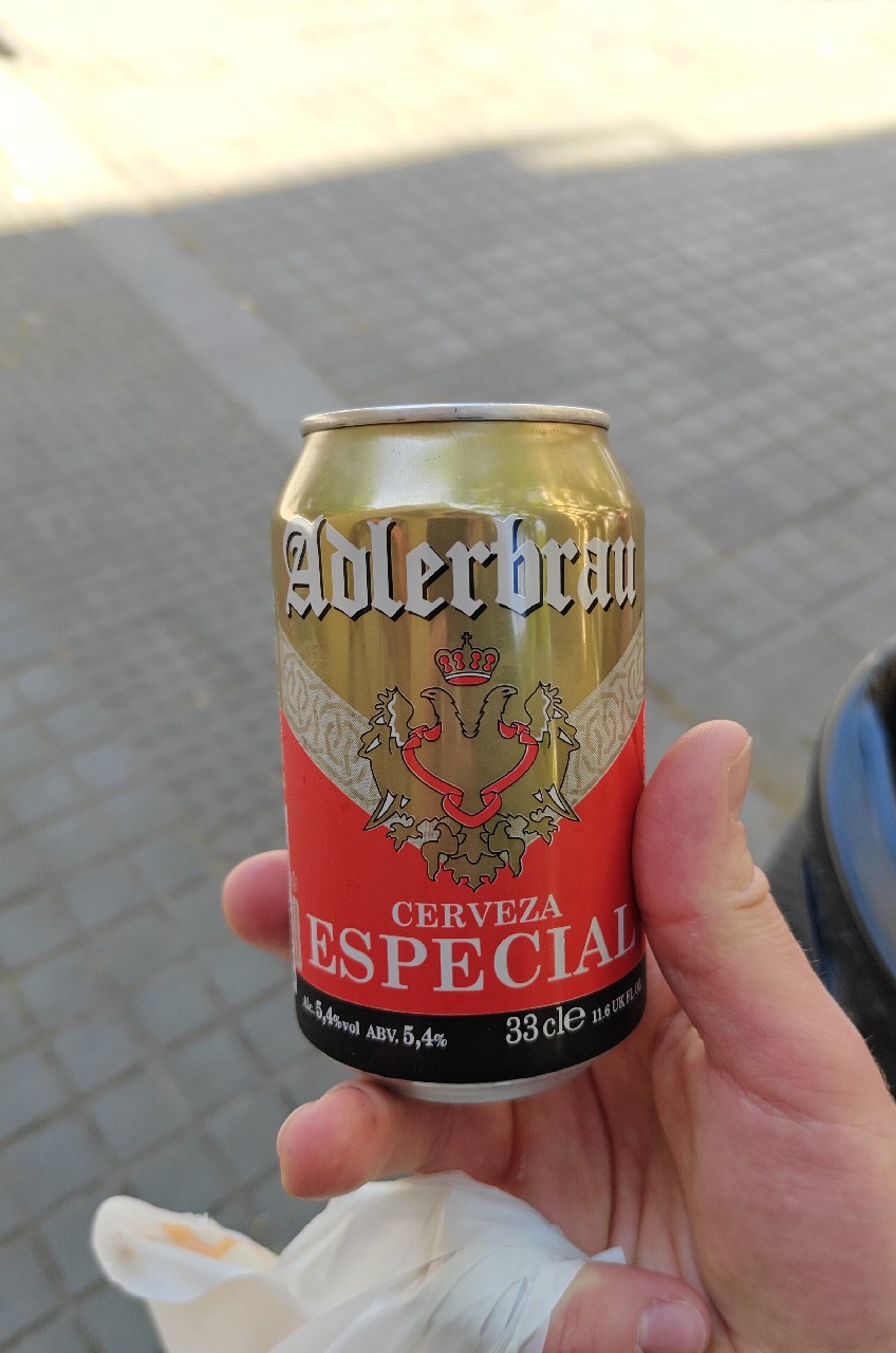Adlerbrau Cerveza Especial, Alhambra (Grupo Mahou-San Miguel)