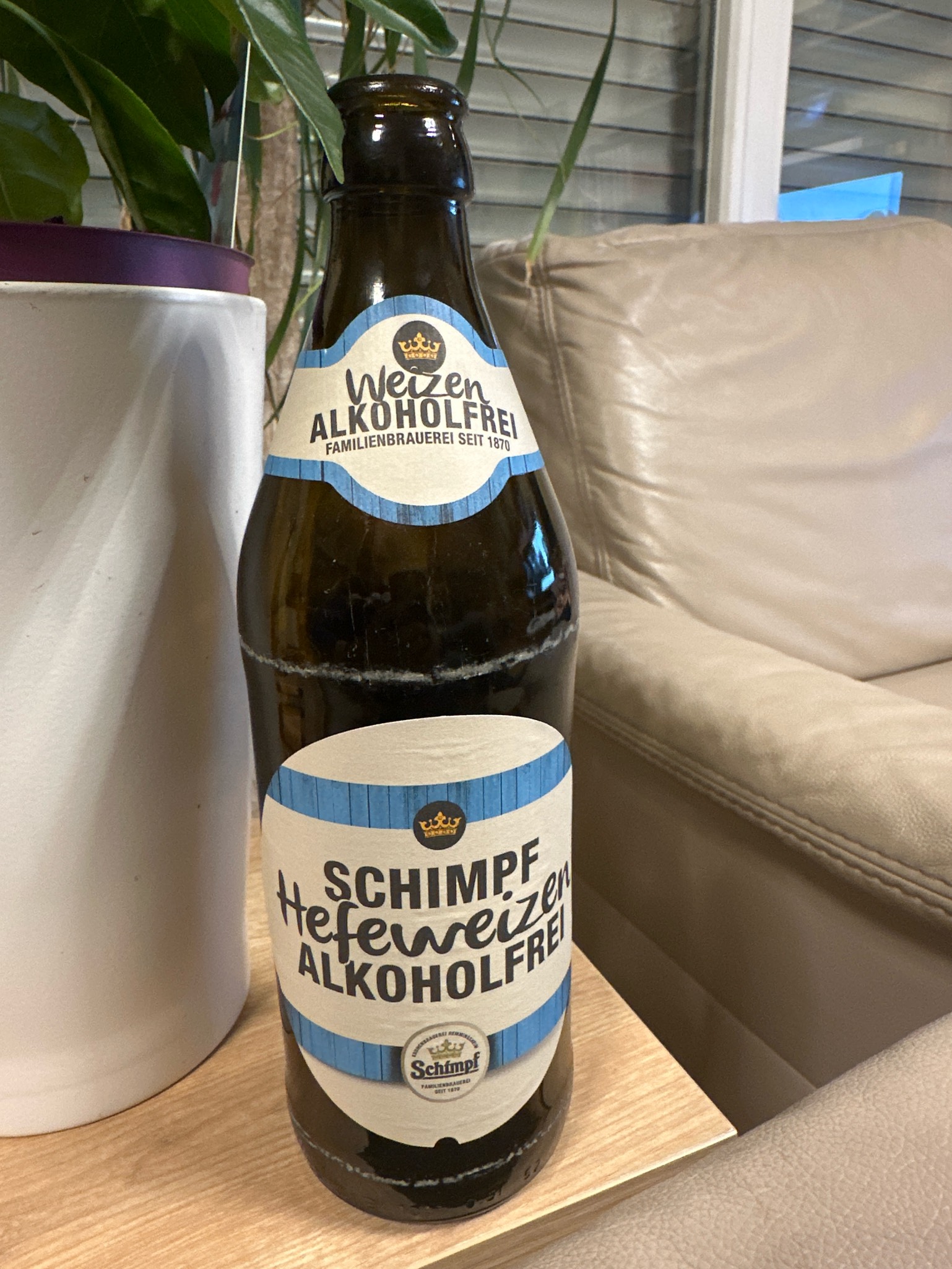 Schimpf Hefeweizen Alkoholfrei, Kronenbrauerei Schimpf