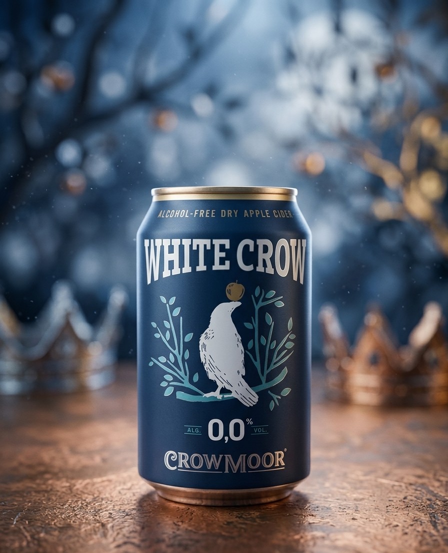 Crowmoor White Crow Dry Apple 0.0%, Finland