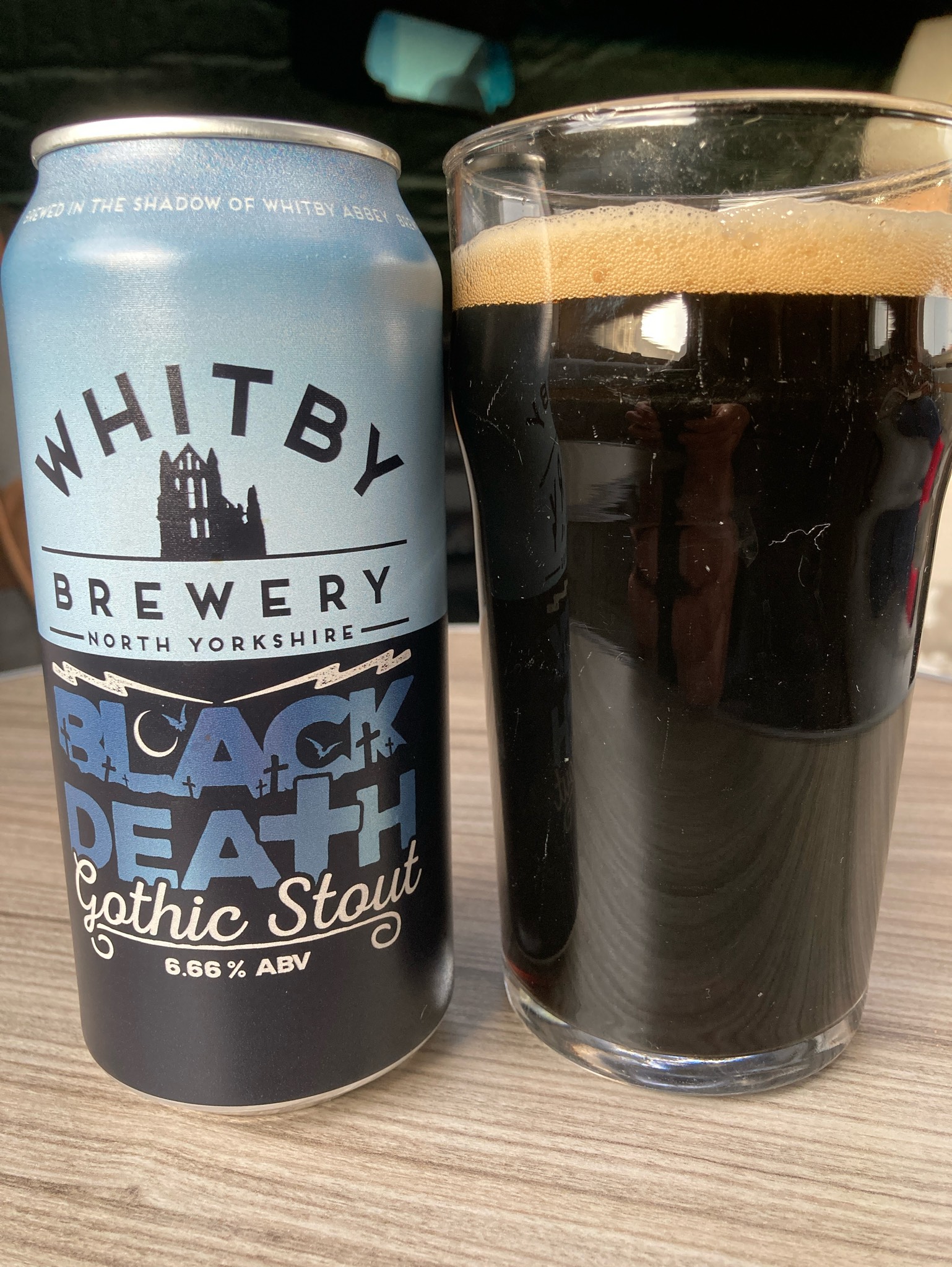 Black Death 6.66%, Whitby Brewery Limited
