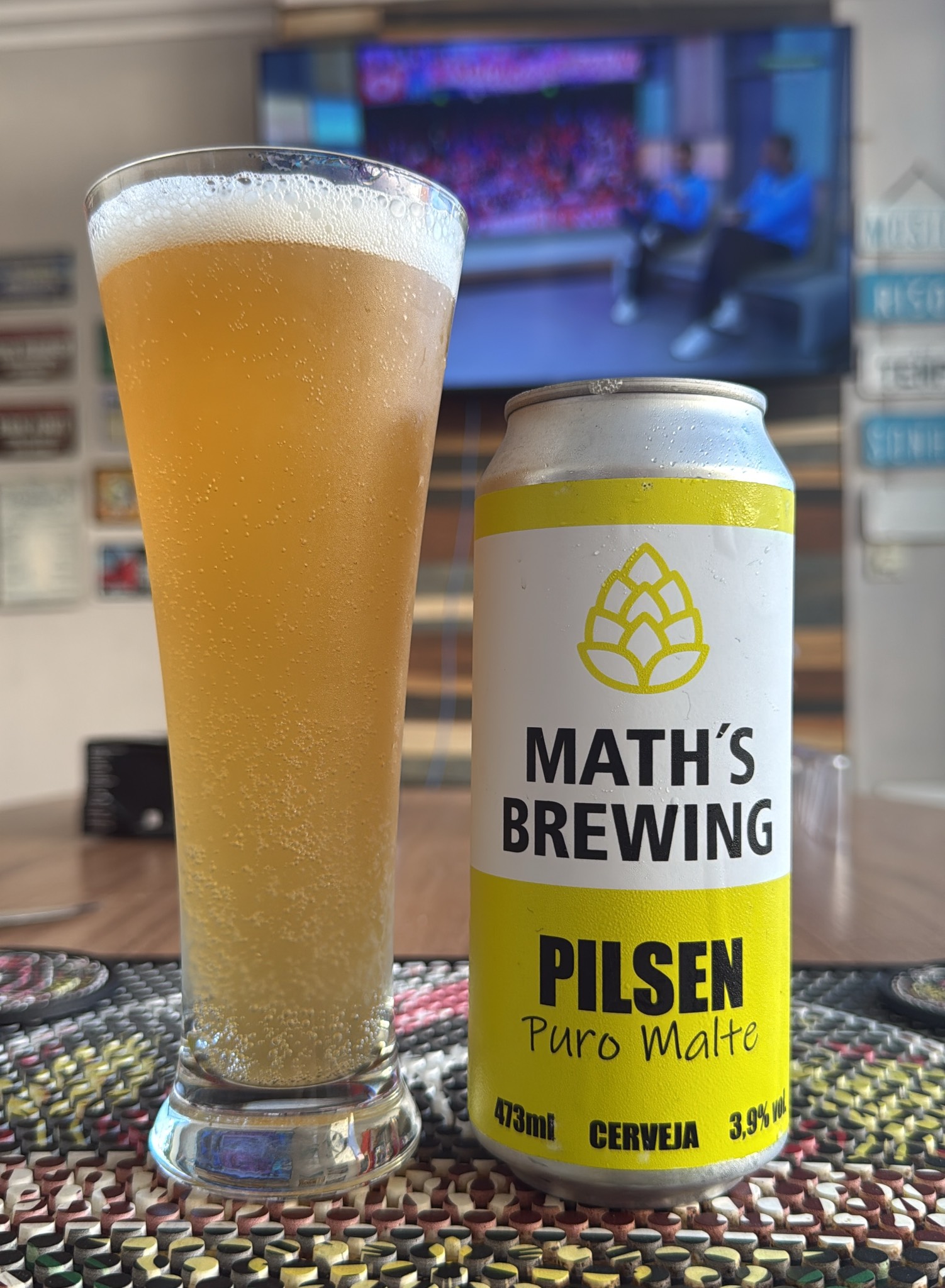 Pilsen Puro Malte, Math's Brewing