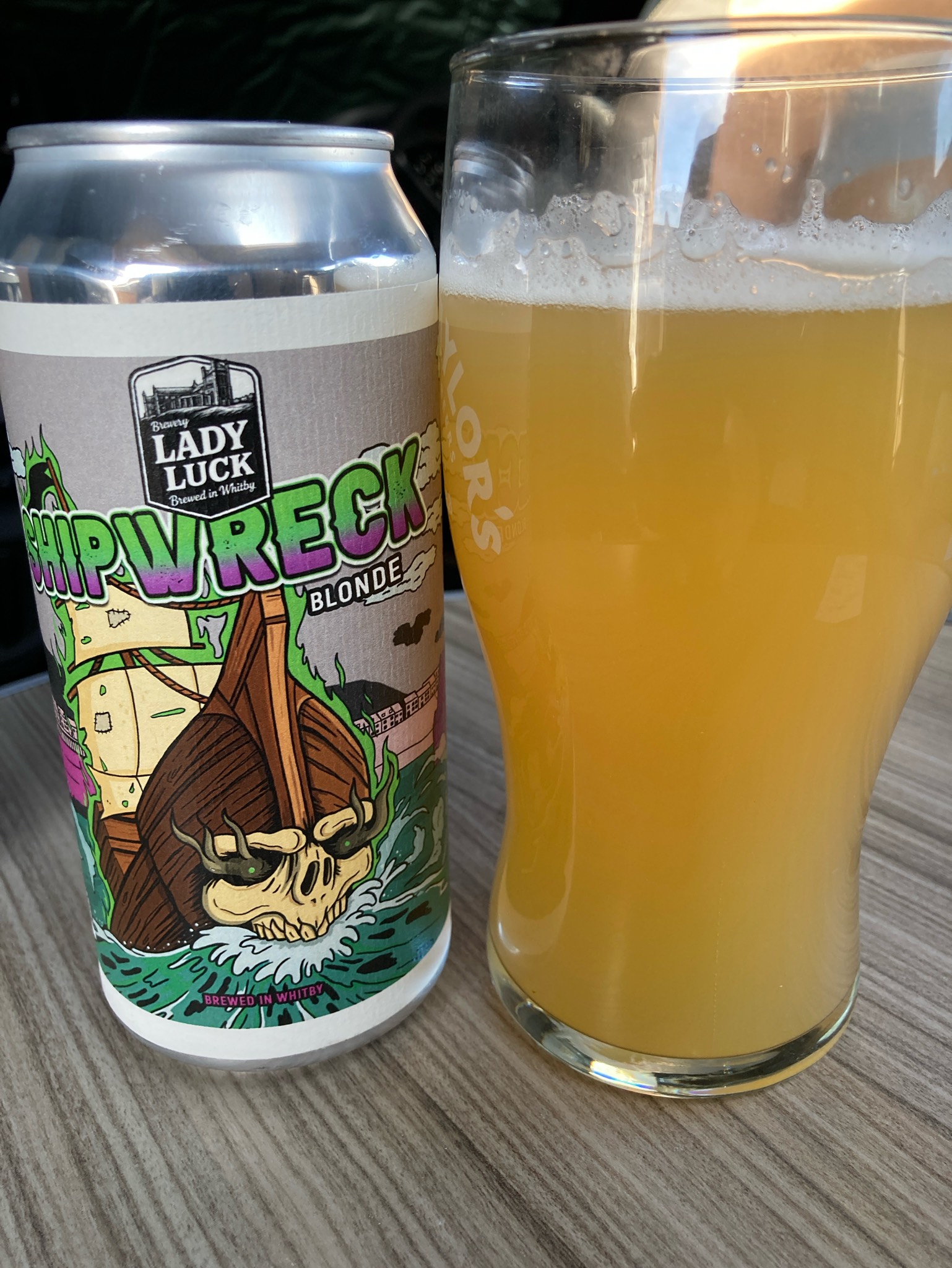 Shipwreck blonde, Lady Luck Brewery