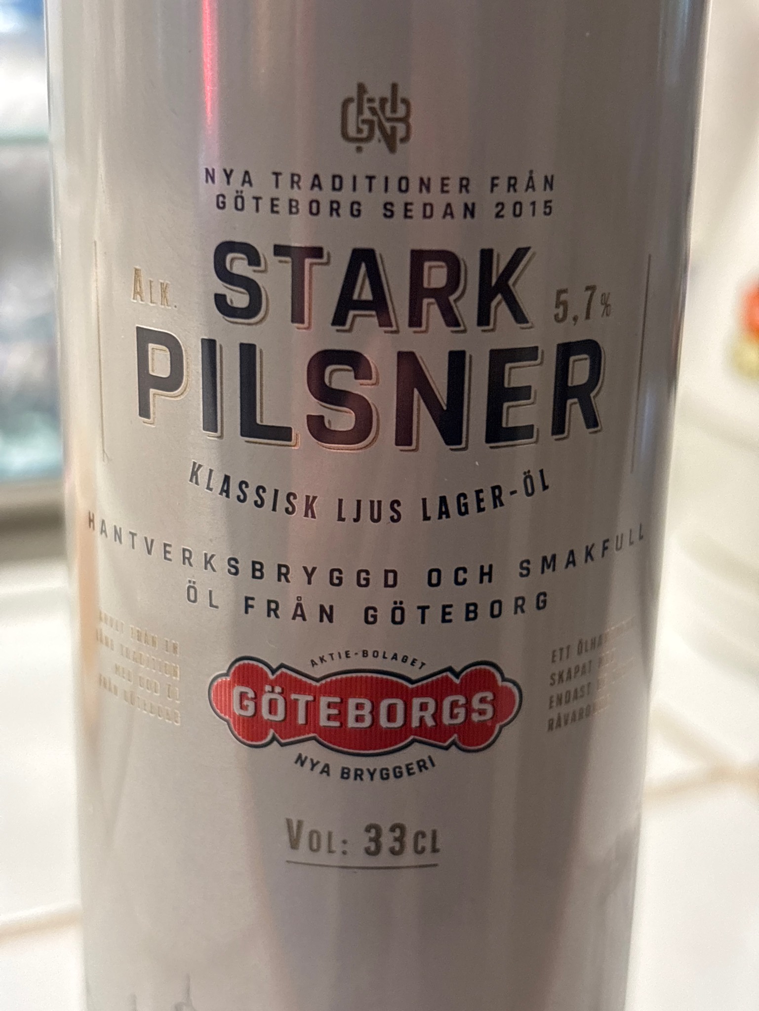 Stark pilsner, Göteborgs Nya Bryggeri