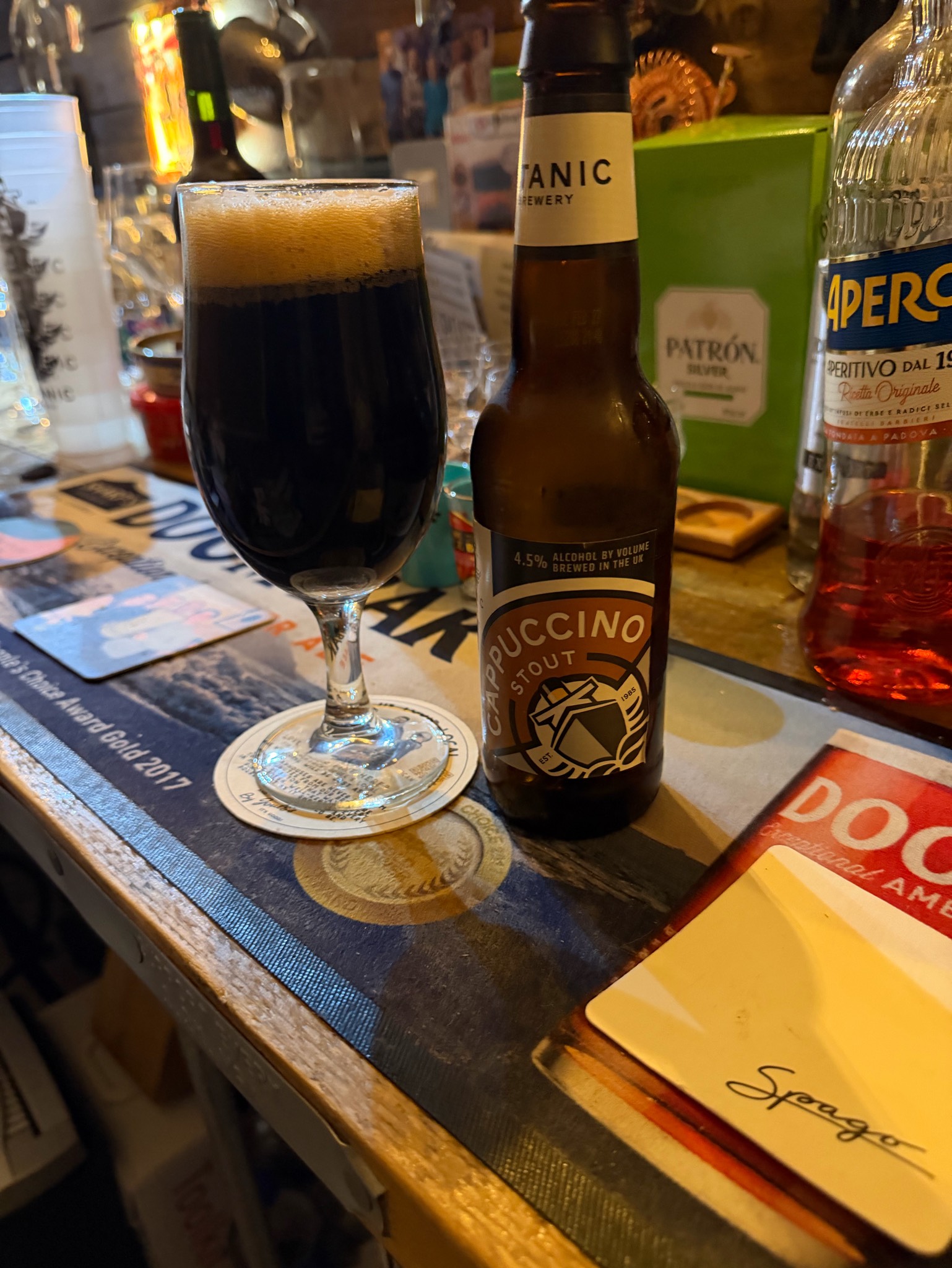 Cappuccino Stout, Titanic Brewery