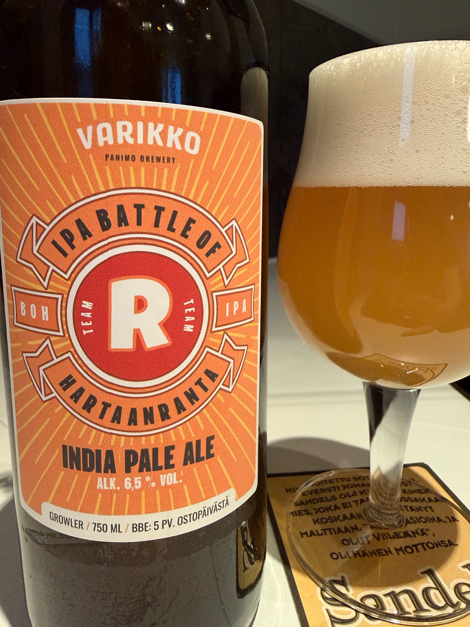 Battle Of Hartaanranta IPA #2 (Team R), Finland