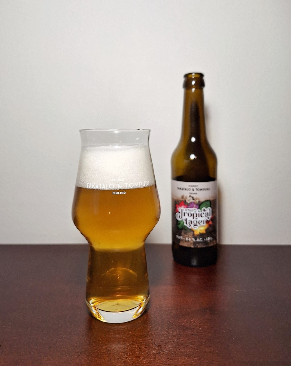 Kyntö Tropical Lager, Takatalo & Tompuri Brewery