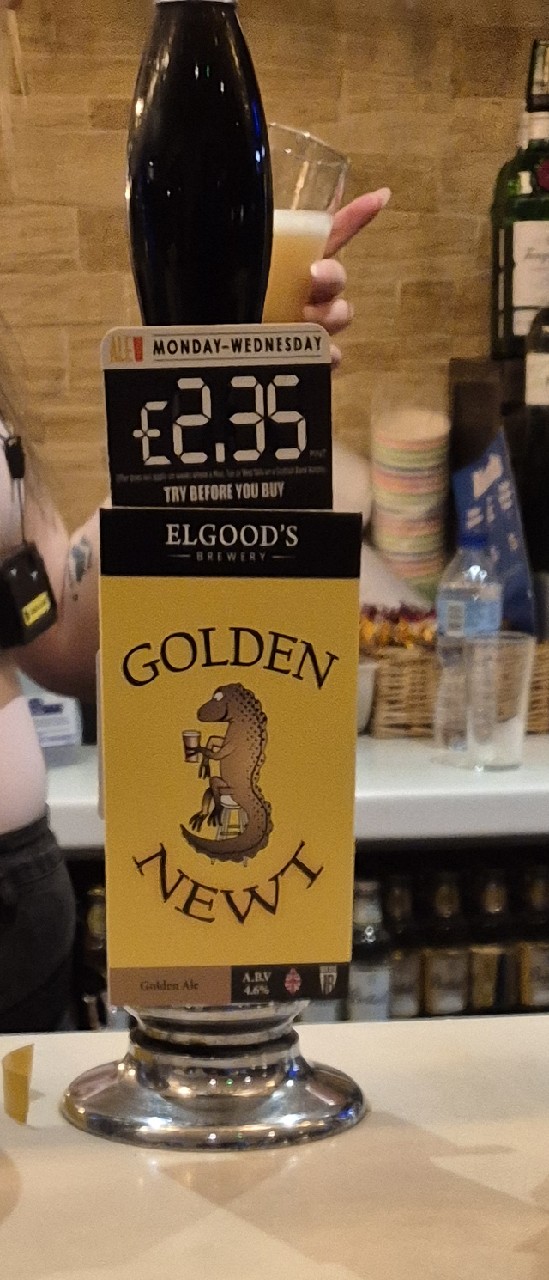 Golden Newt, Elgood's Brewery