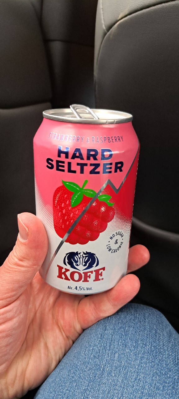 KOFF Hard Seltzer Strawberry-Raspberry, Finland