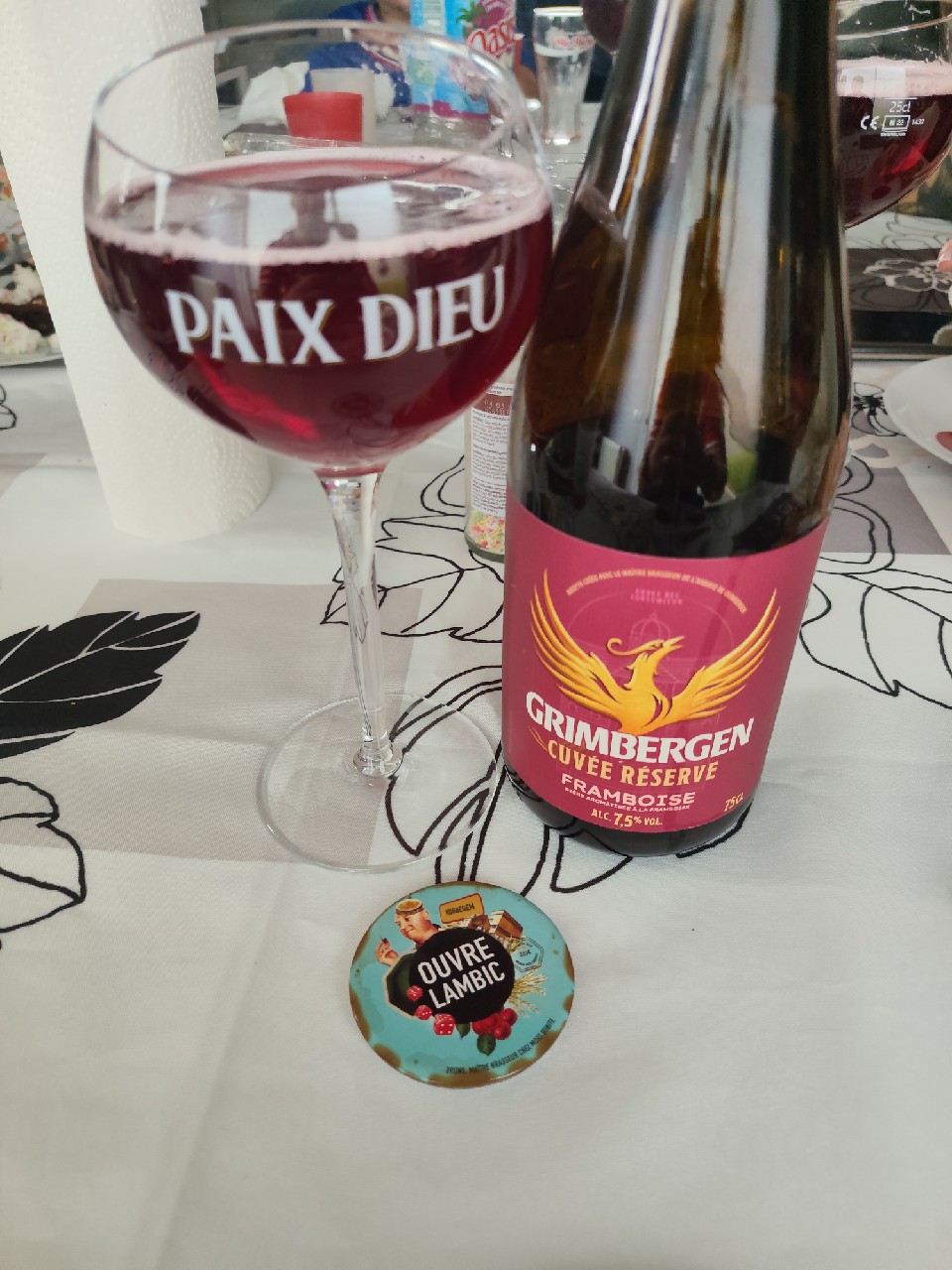 grimbergen cuvée réserve framboise, Belgium