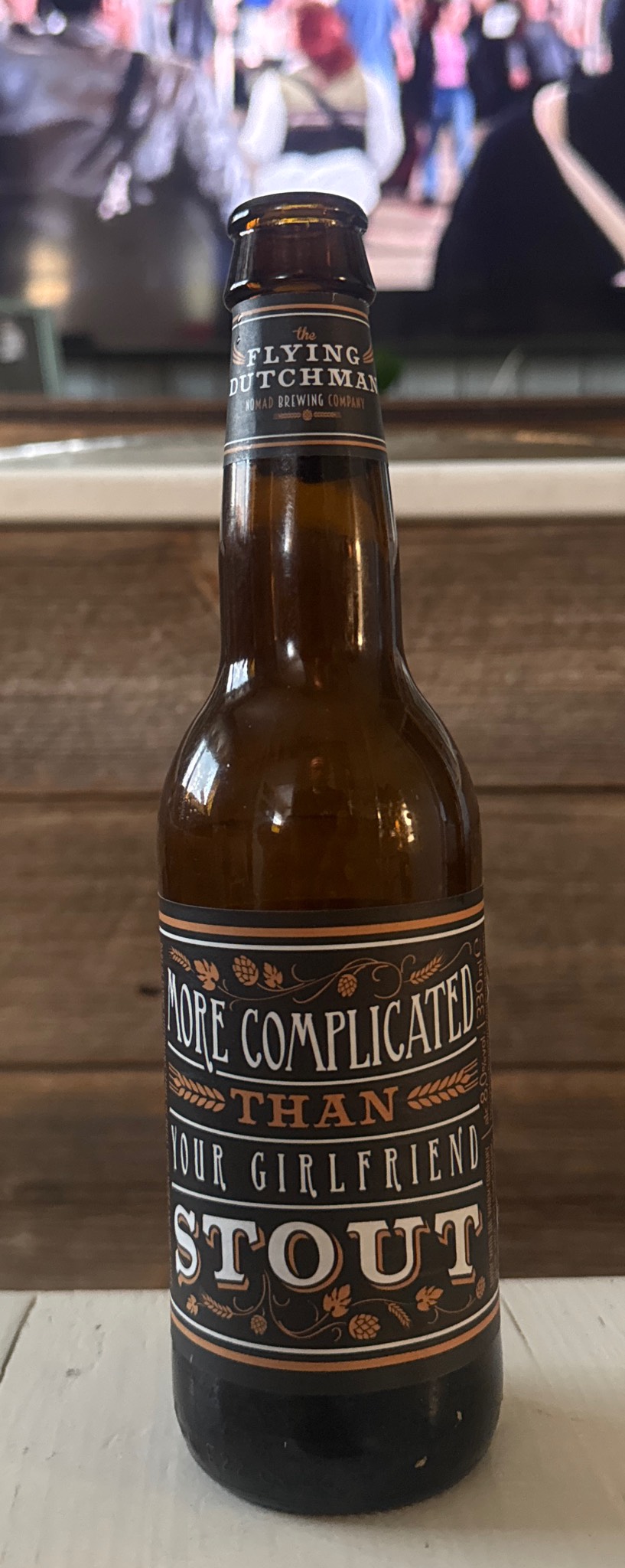 More Complicated Than Your Girlfriend Stout, The Flying Dutchman Nomad Brewing Company
