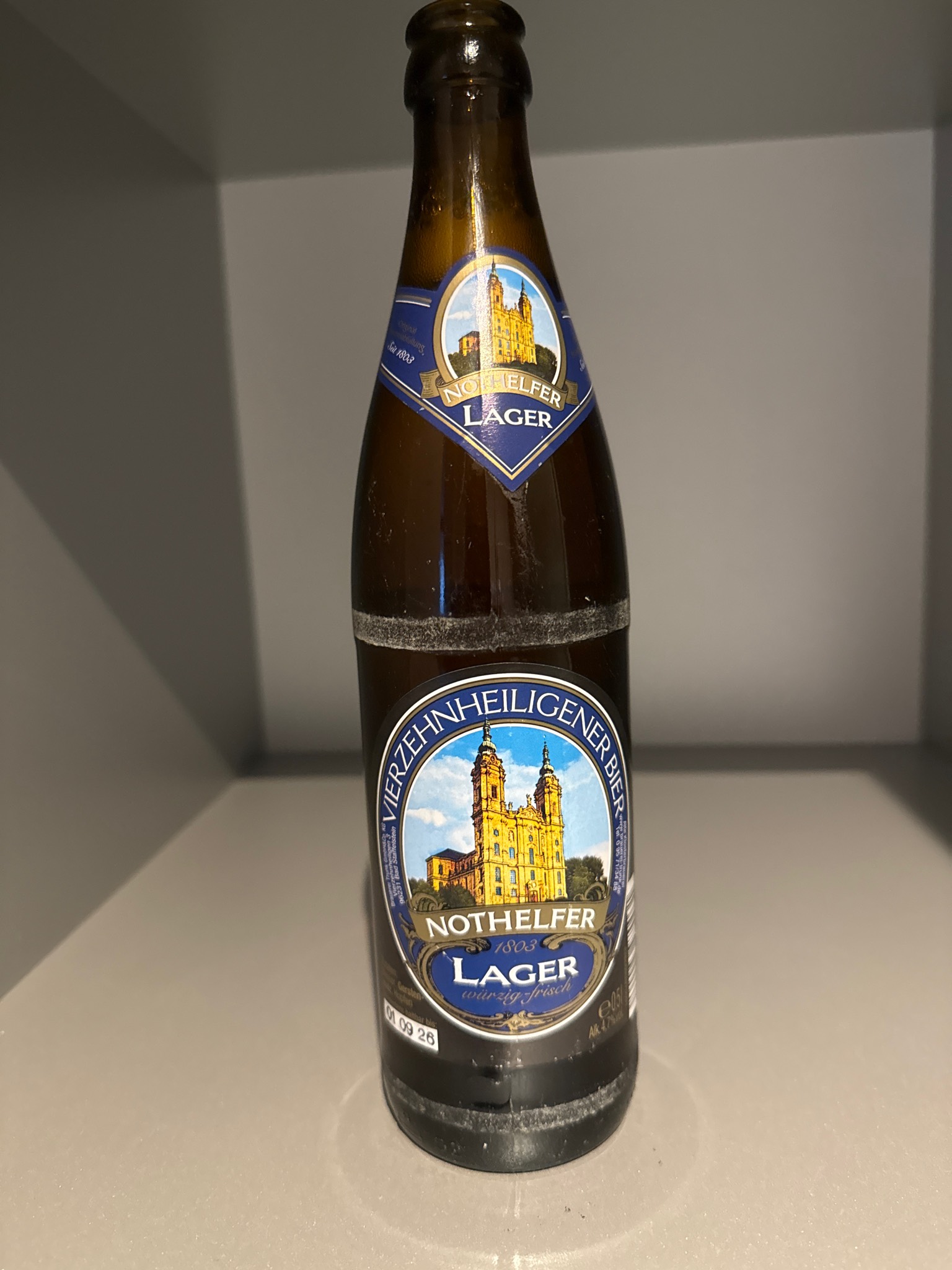 Nothelfer Lager, Alte Klosterbrauerei Vierzehnheiligen Brauerei Trunk