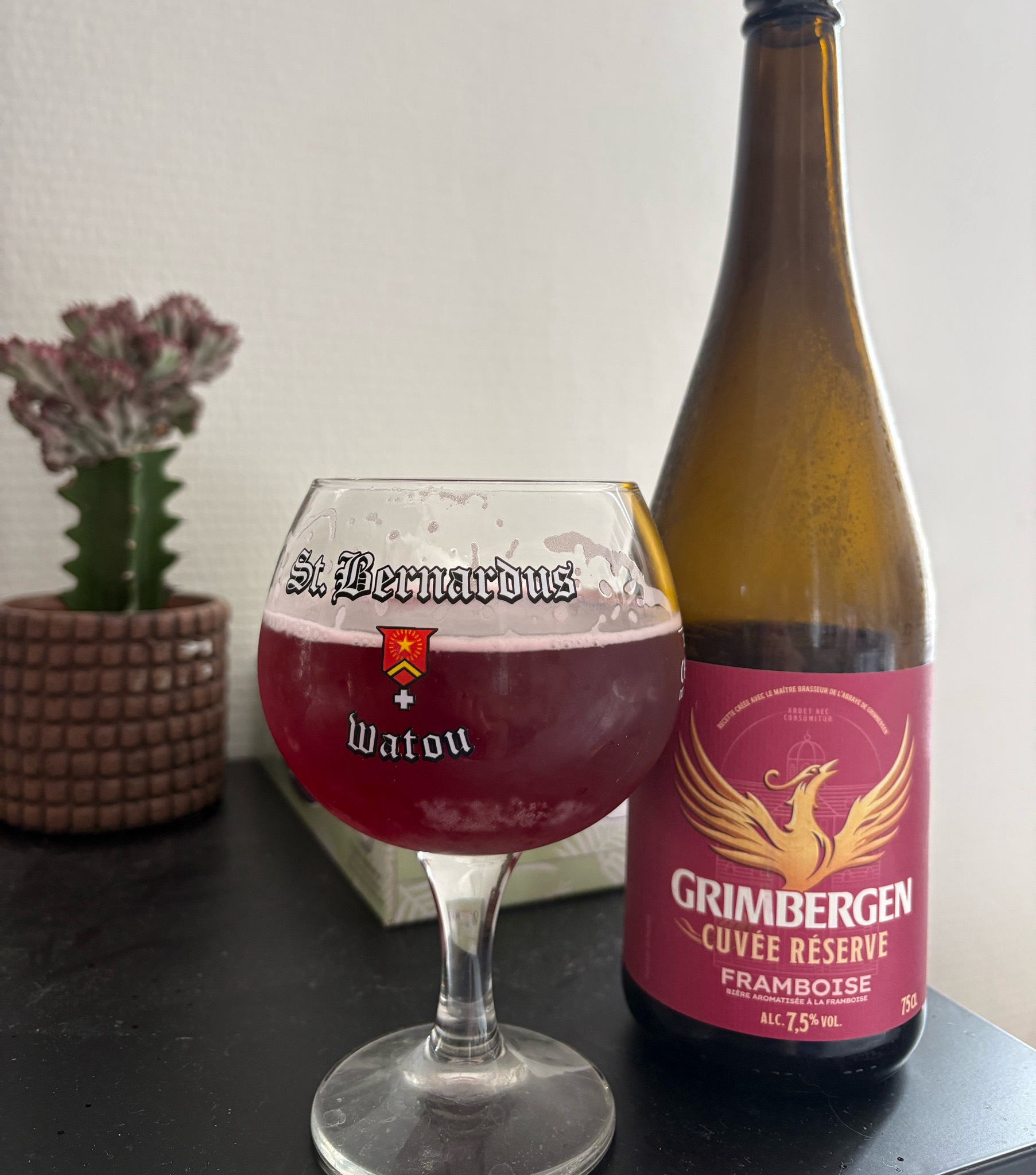 grimbergen cuvée réserve framboise, Belgium