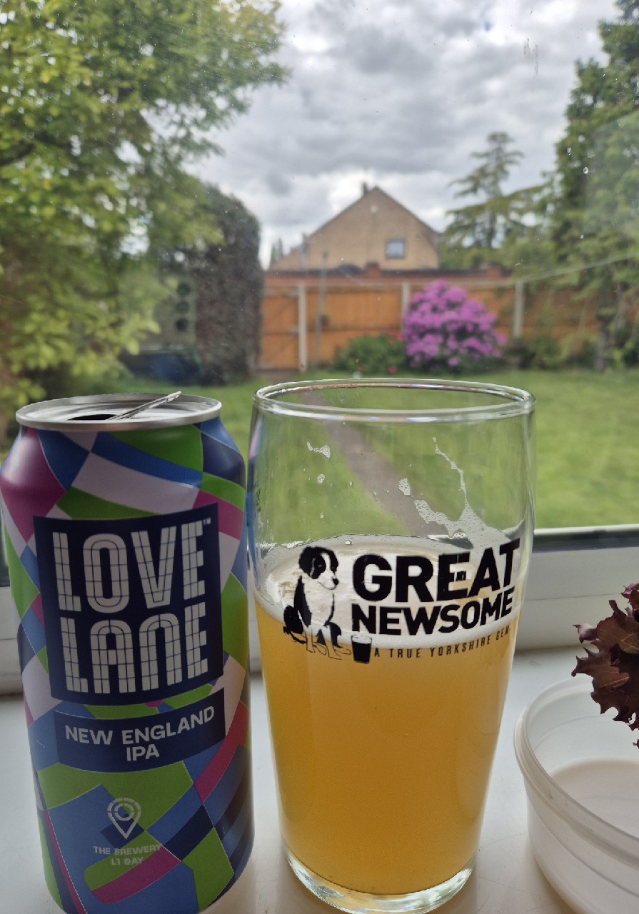 Love Lane New England IPA, Love Lane Brewing