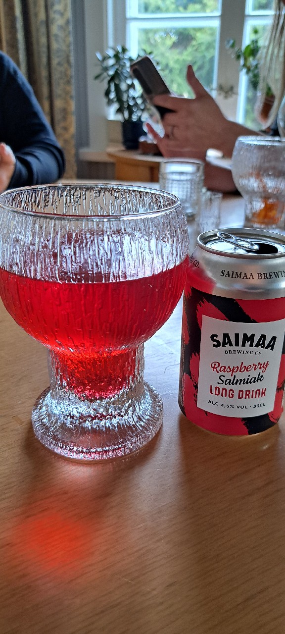 Raspberry Salmiak Long Drink, Finland