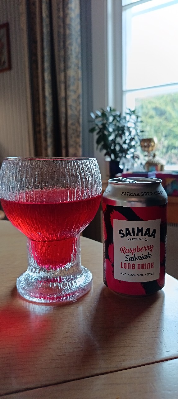 Raspberry Salmiak Long Drink, Finland