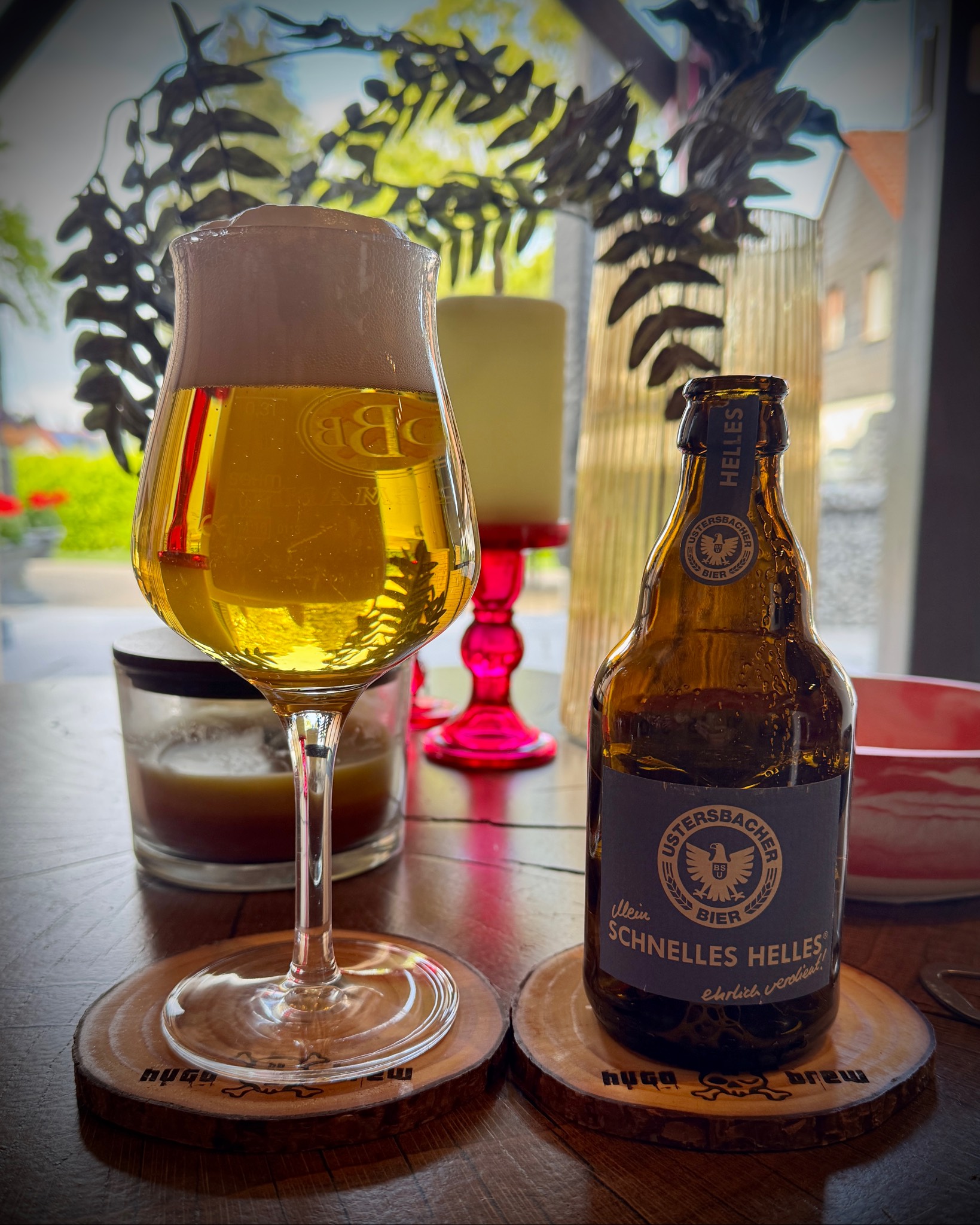 Ustersbacher Schnelles Helles, Brauerei Ustersbach