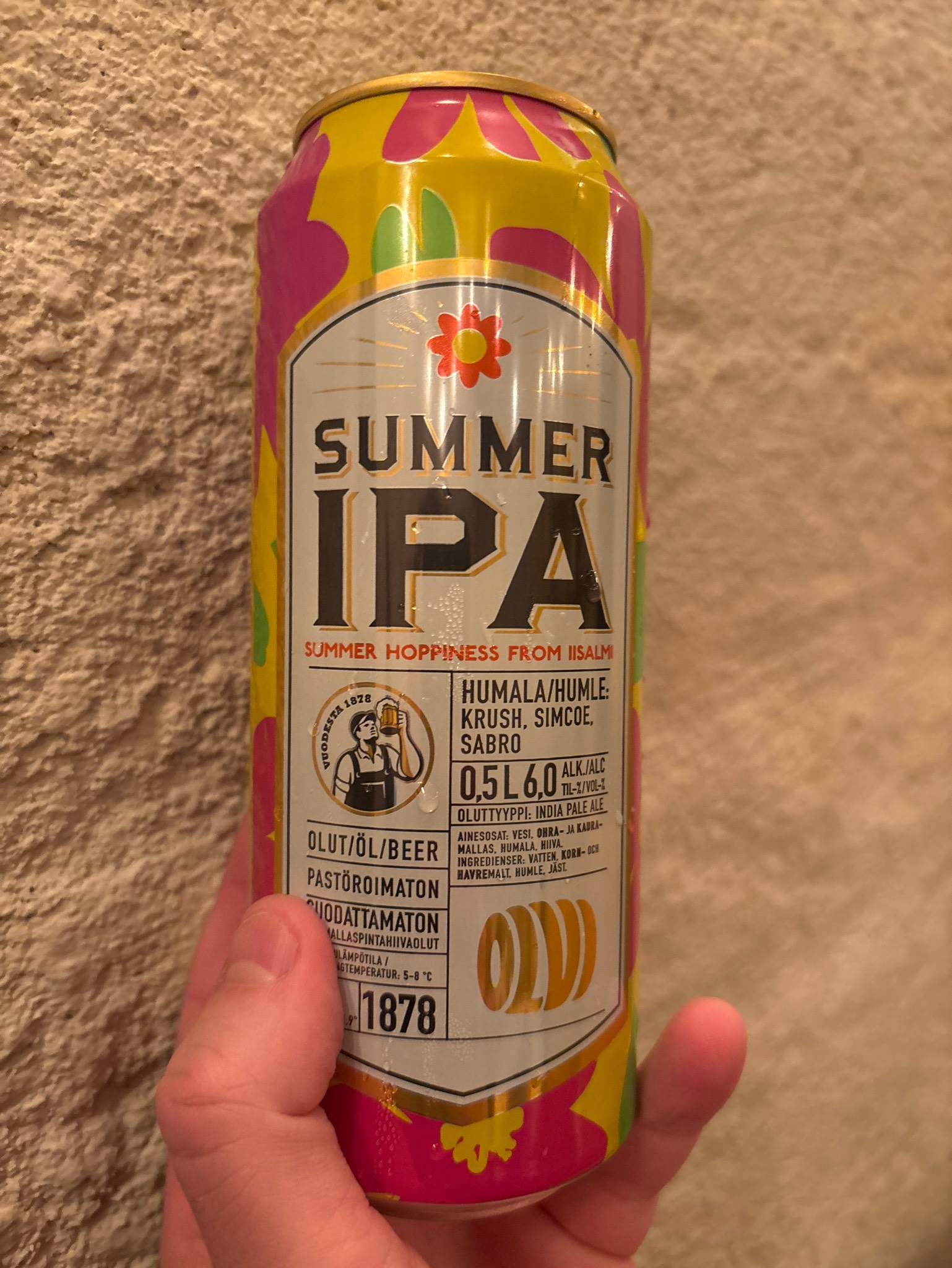 Olvi Summer IPA, Finland