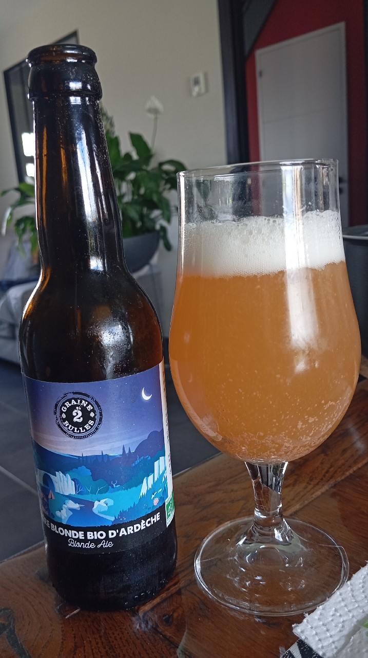 graine 2 bulles blonde ale, Brasserie Graine 2 Bulles