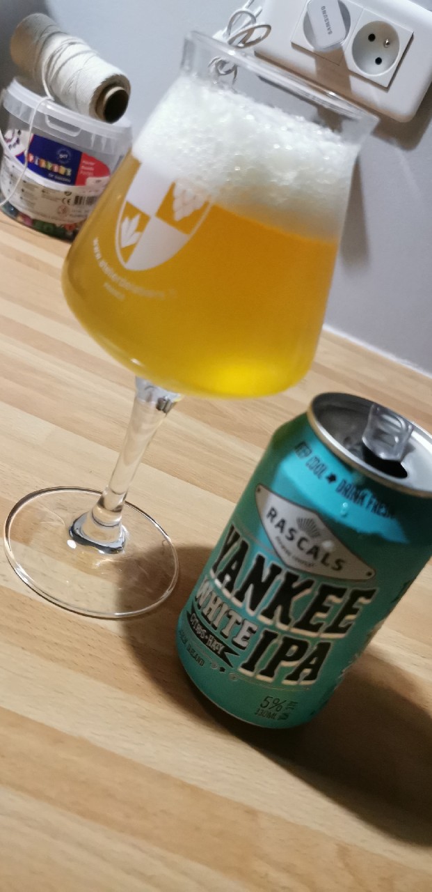 Yankee White IPA, Rascals Brewing