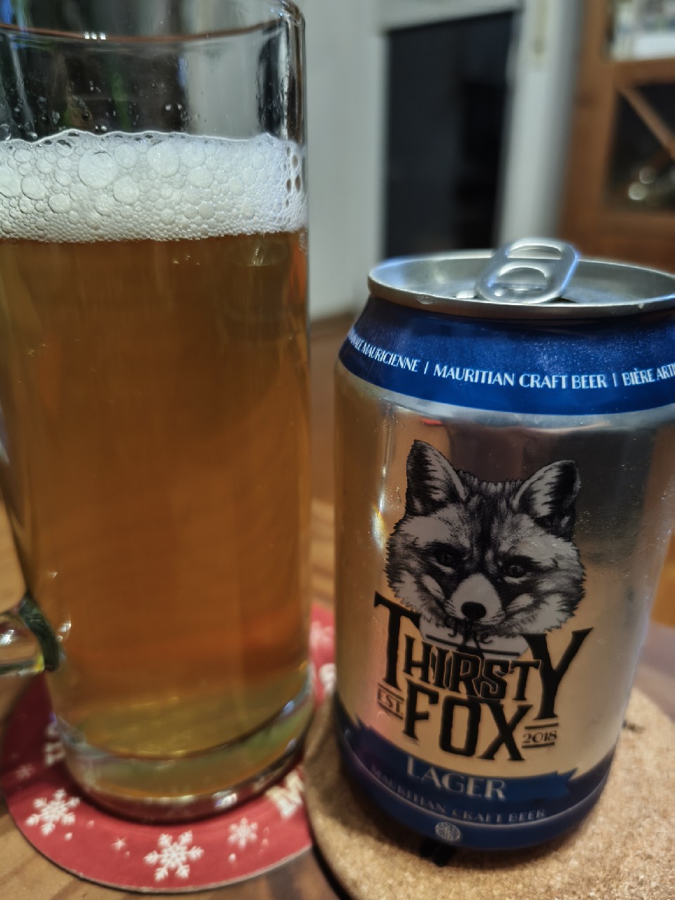 The Thirsty Fox Lager, Oxenham Craft Brewery