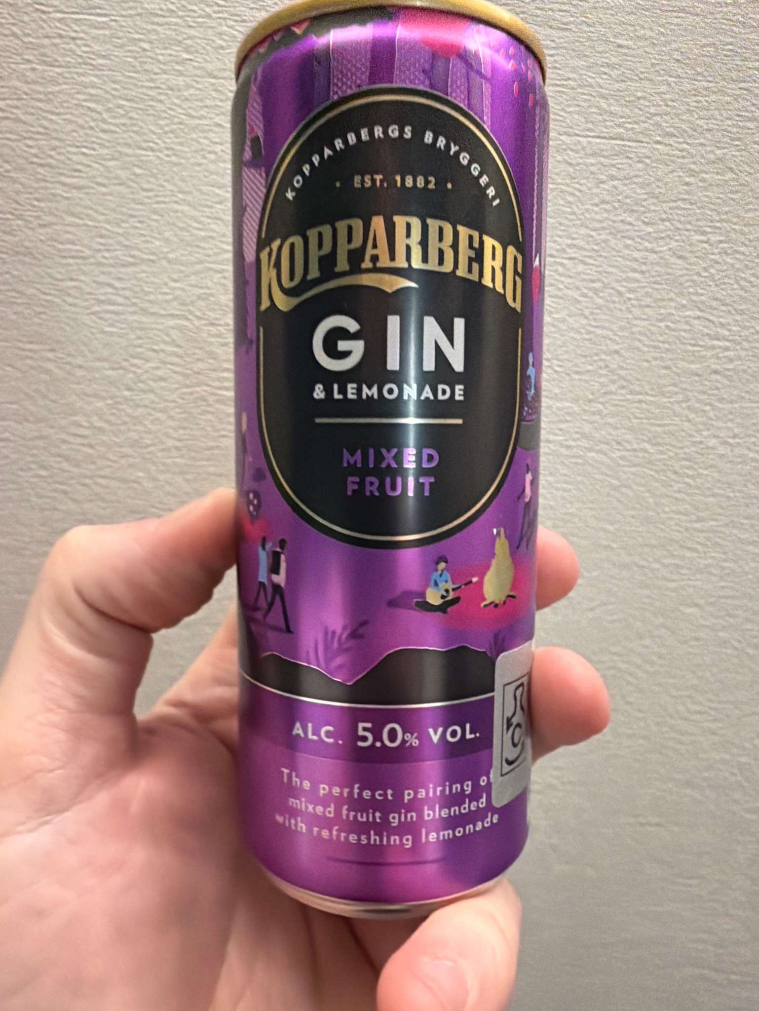 Kopparberg Gin & Lemonade - Mixed Fruit, Sweden