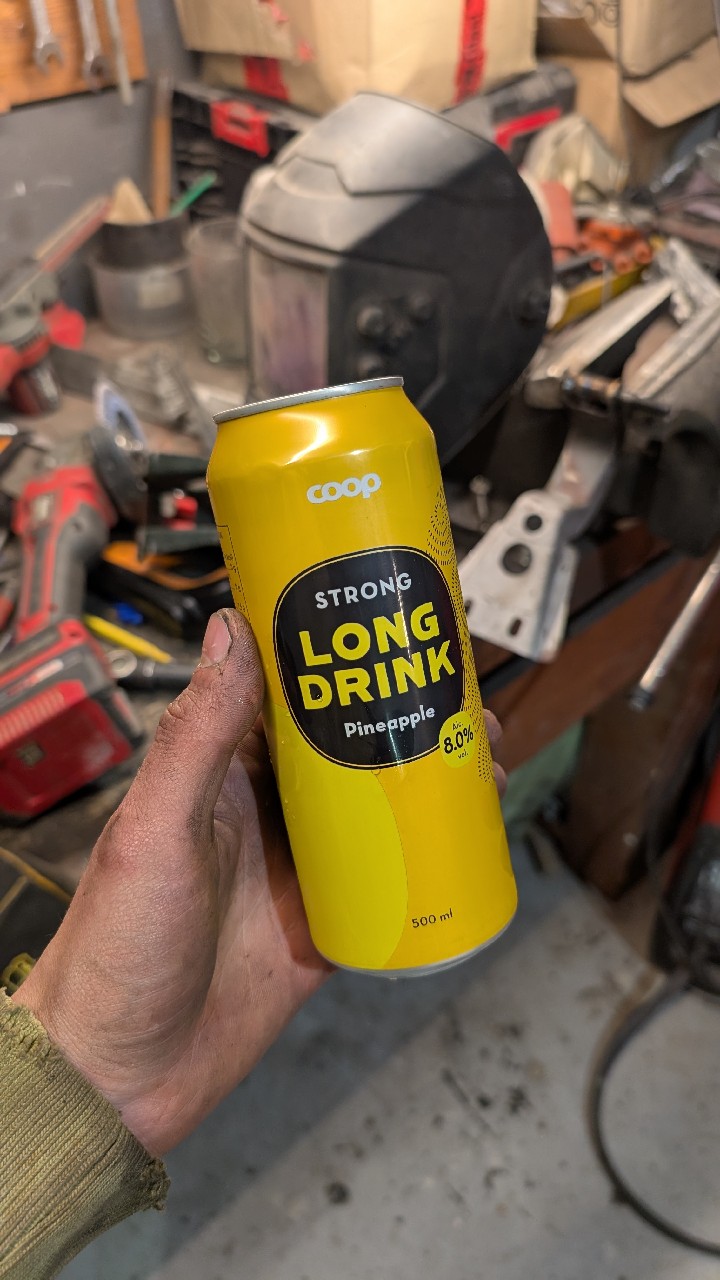 Coop Strong Long Drink Pineapple, Finland