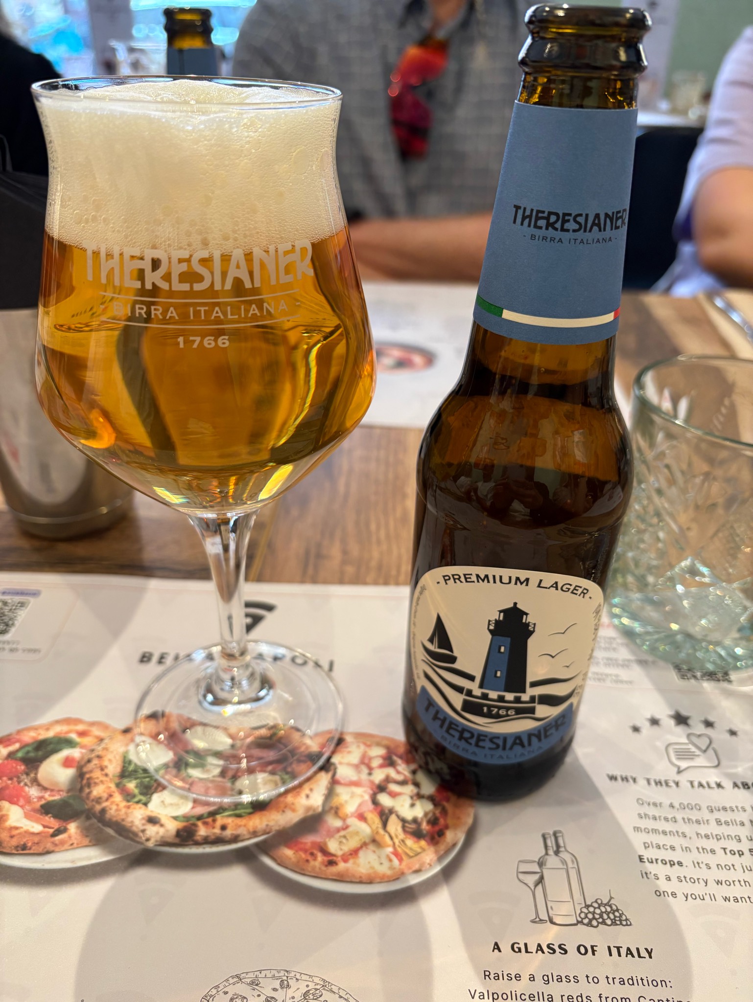 Theresianer Premium Lager, Italy