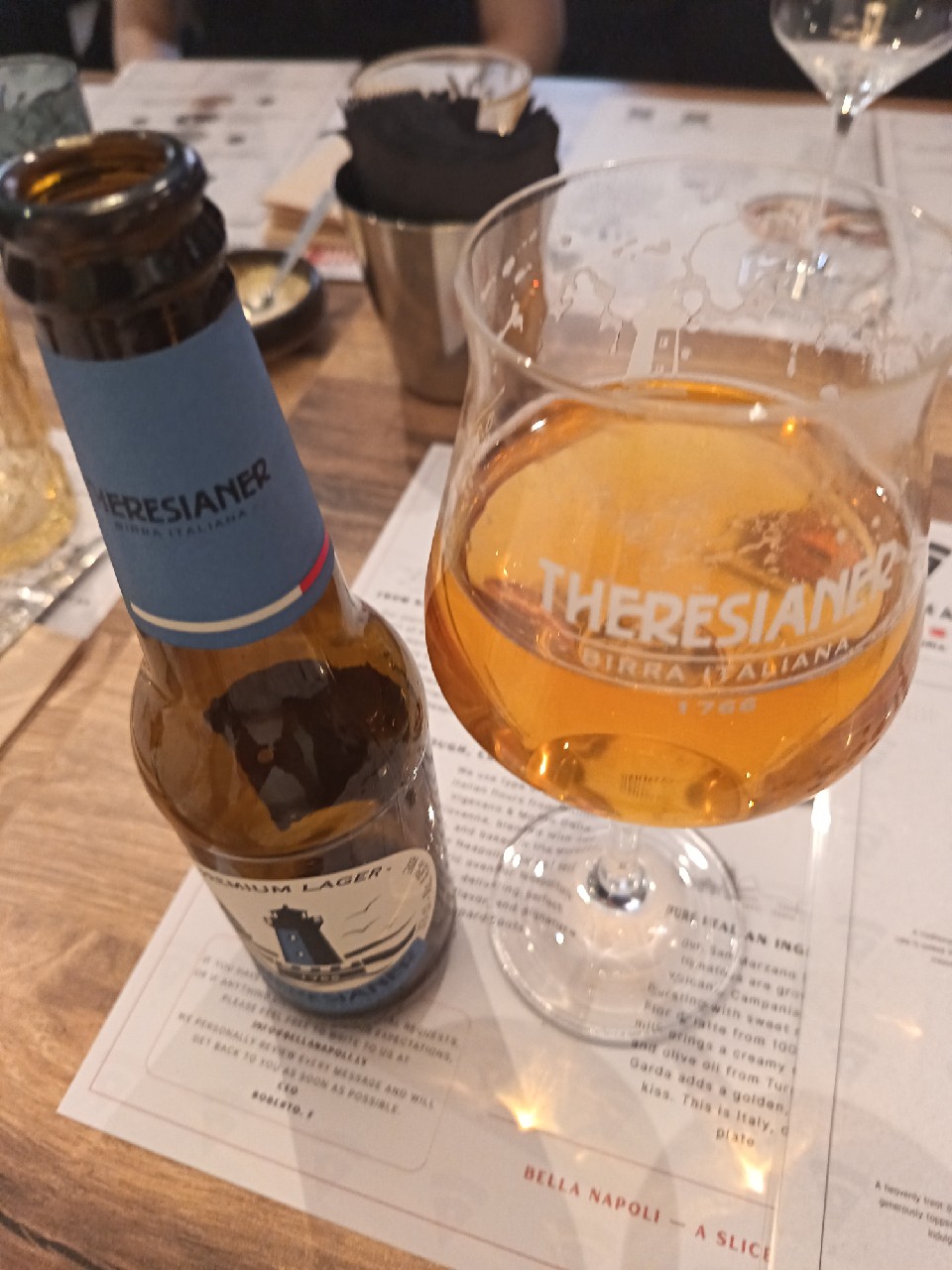 Theresianer Premium Lager, Italy
