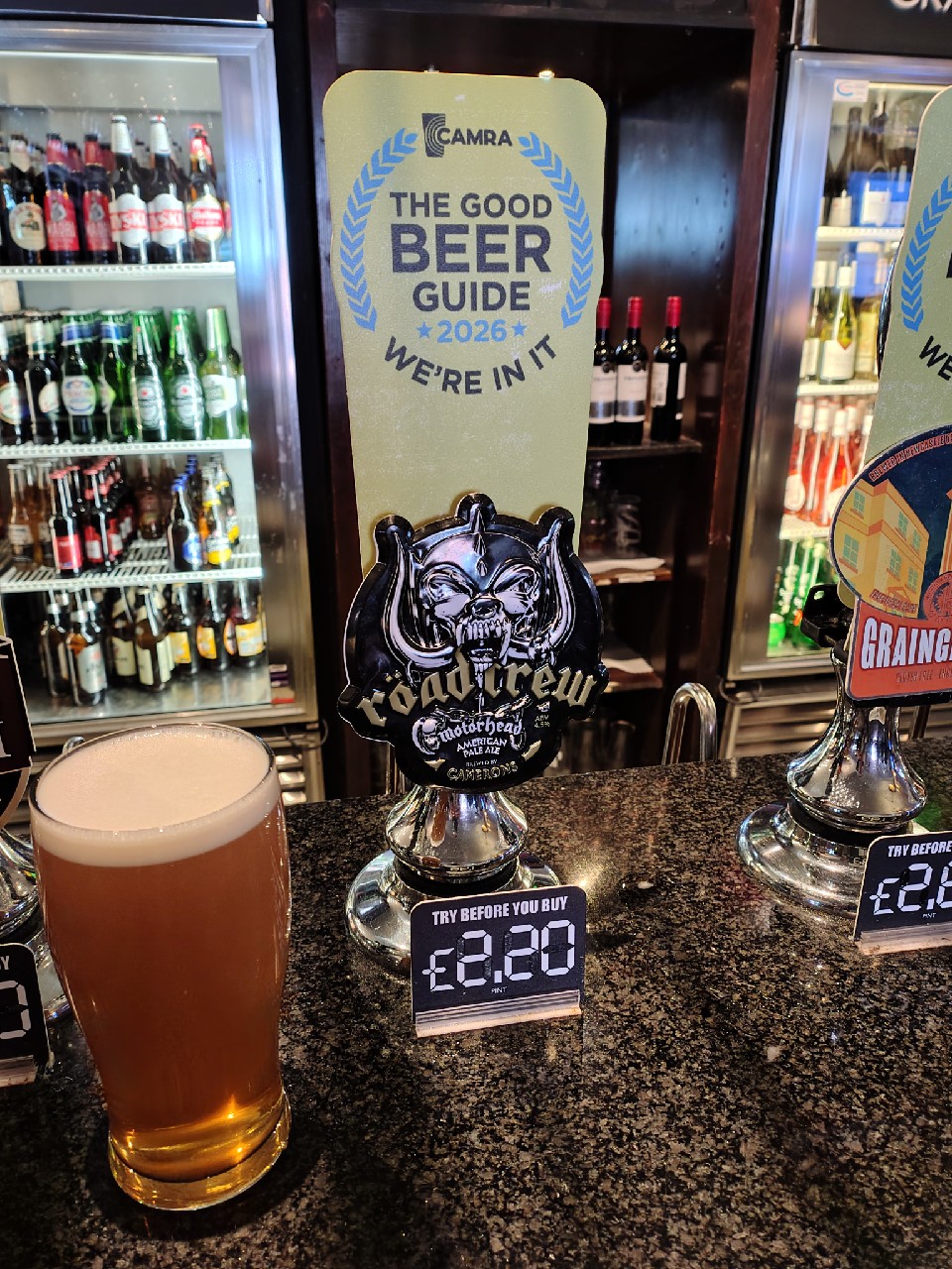 Motörhead Röad Crew, Camerons Brewing Company