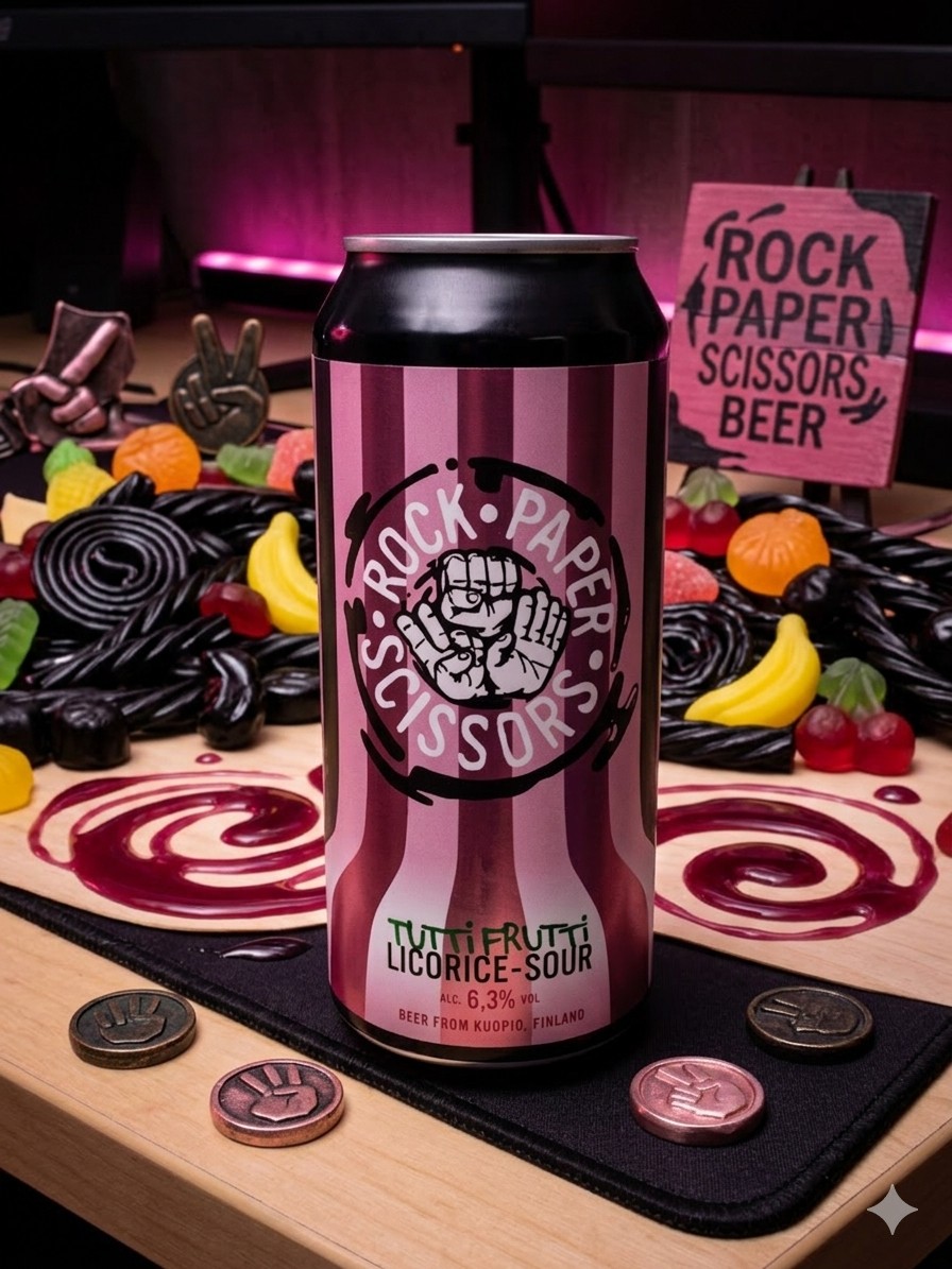 Tutti Frutti Licorice-Sour, Finland