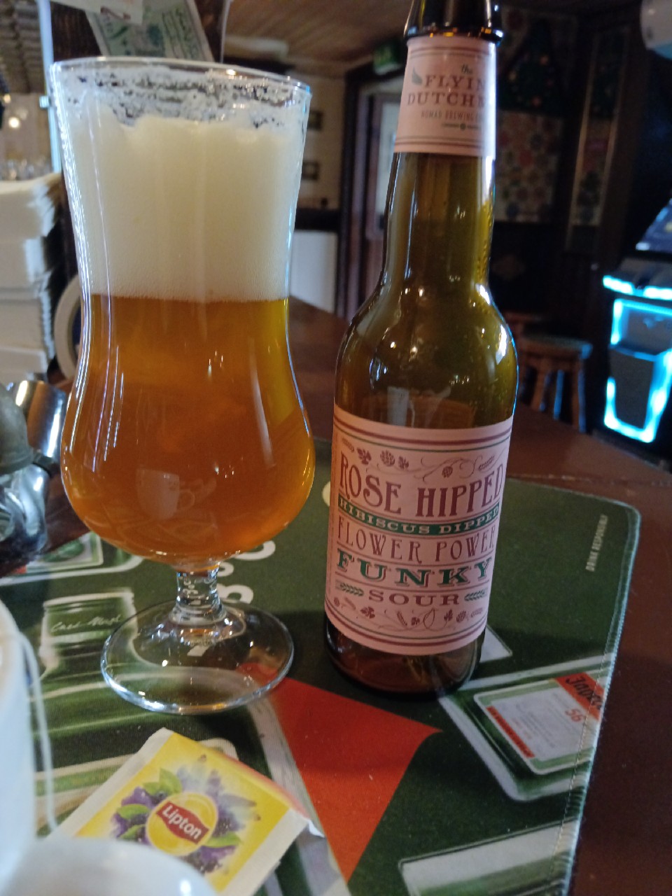 Rose Hipped Hibiscus Dipped Flower Power Funky Sour, The Flying Dutchman Nomad Brewing Company