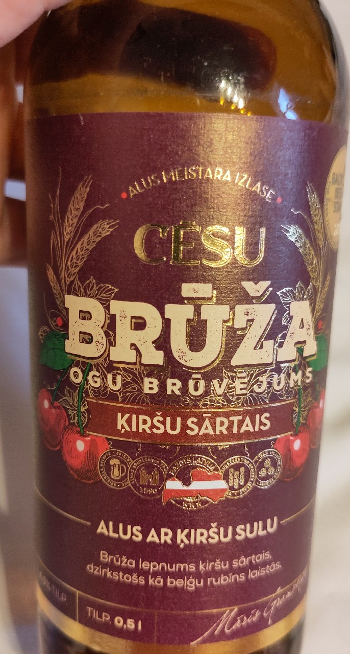Brūža Ogu Brūvējums Ķiršu Sārtais, Latvia