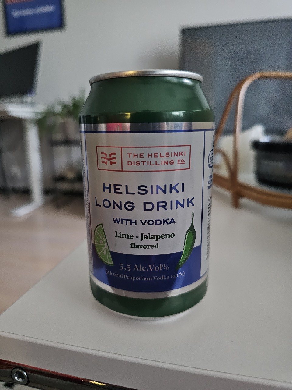 Helsinki Long Drink Lime–Jalapeno, The Helsinki Distilling Co. (Olvi)