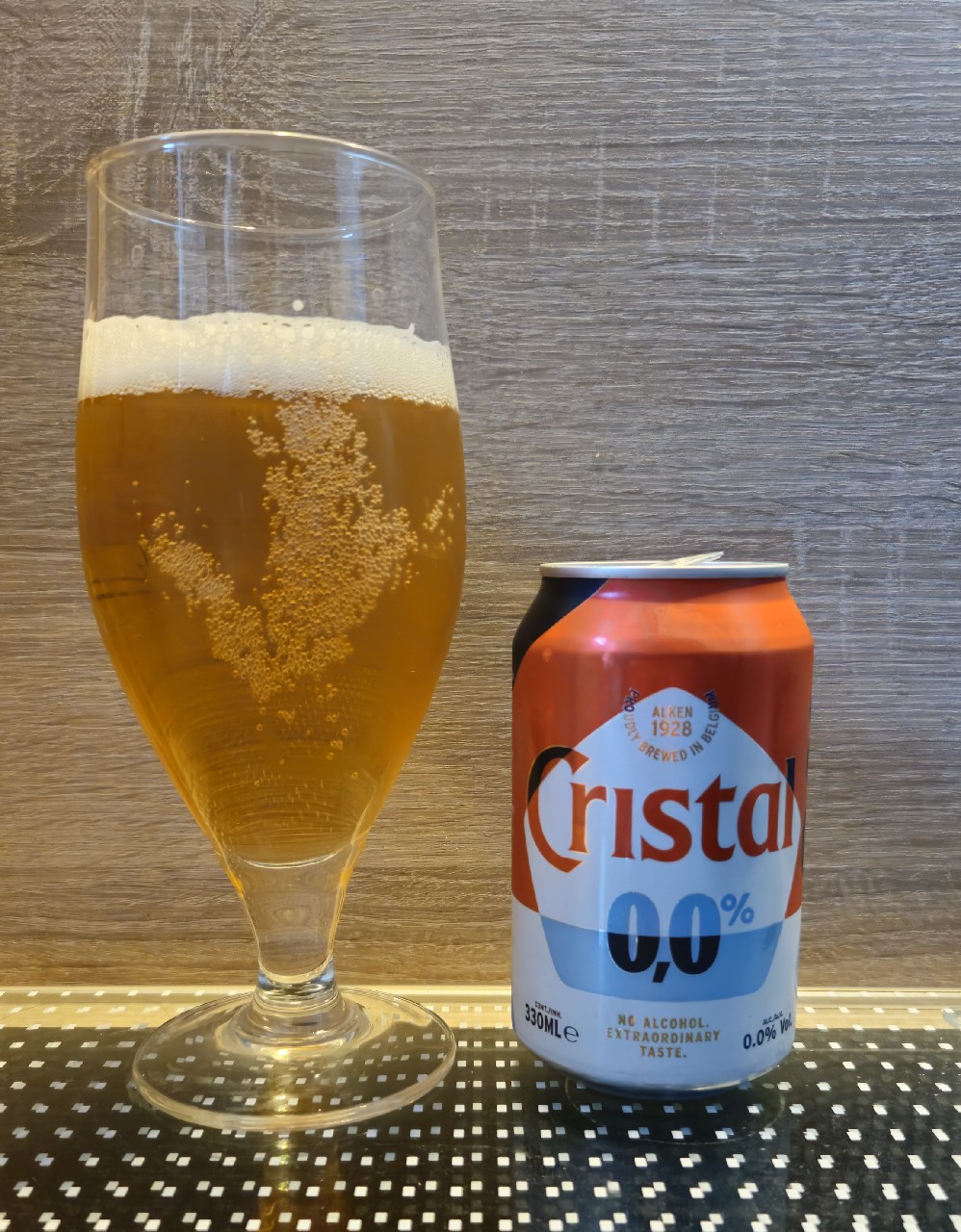 Cristal 0,0%, Belgium