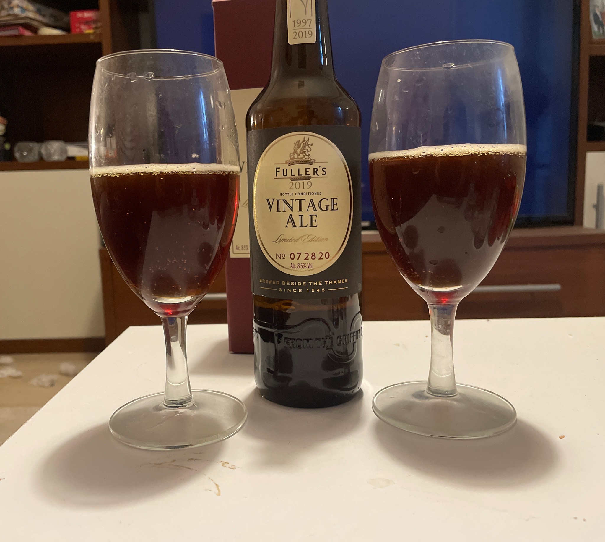 Vintage Ale (2019), Fuller's Griffin Brewery (Asahi Breweries)