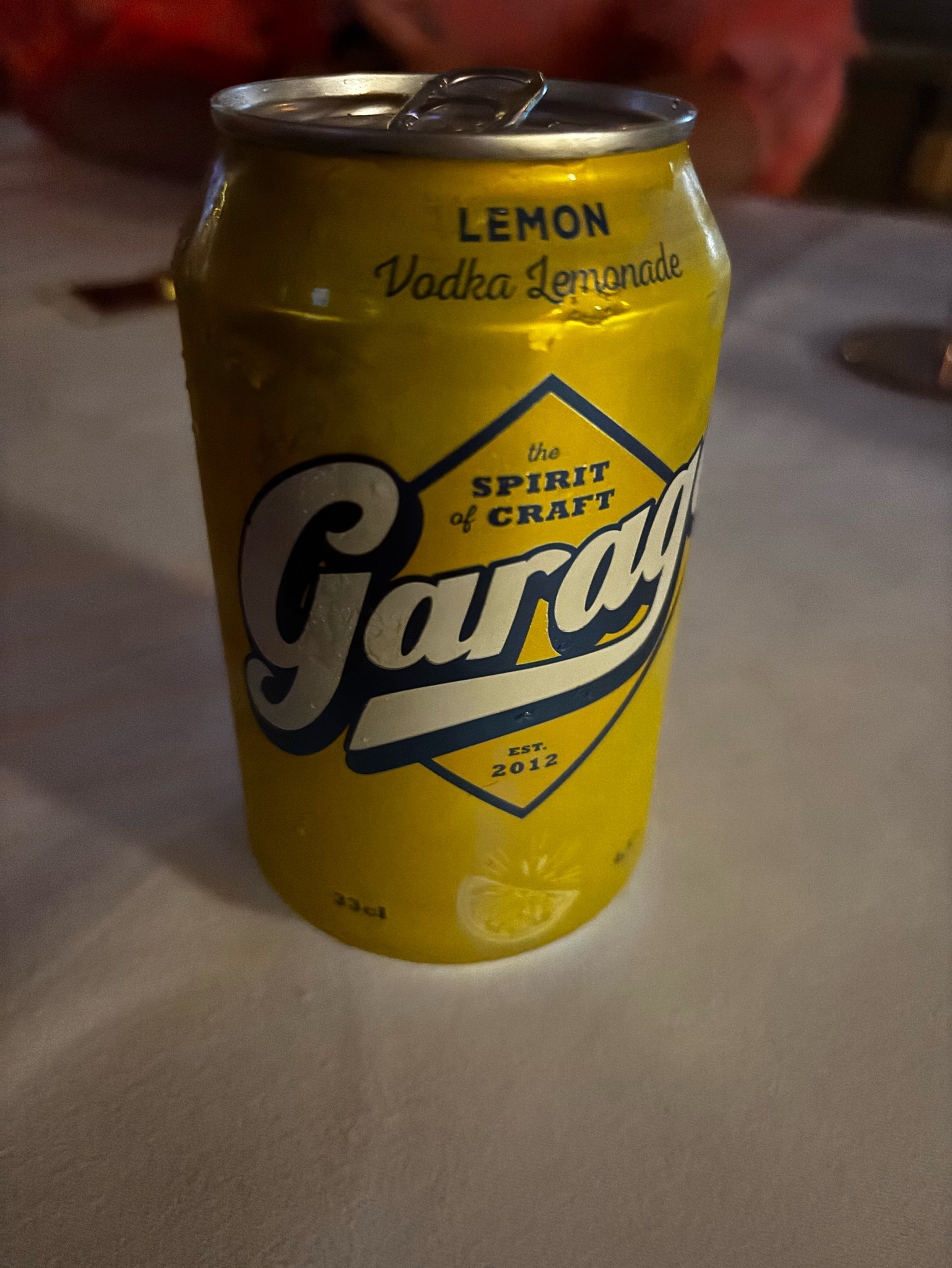 Garage Lemon Vodka Lemonade, Sinebrychoff (Carlsberg Group)