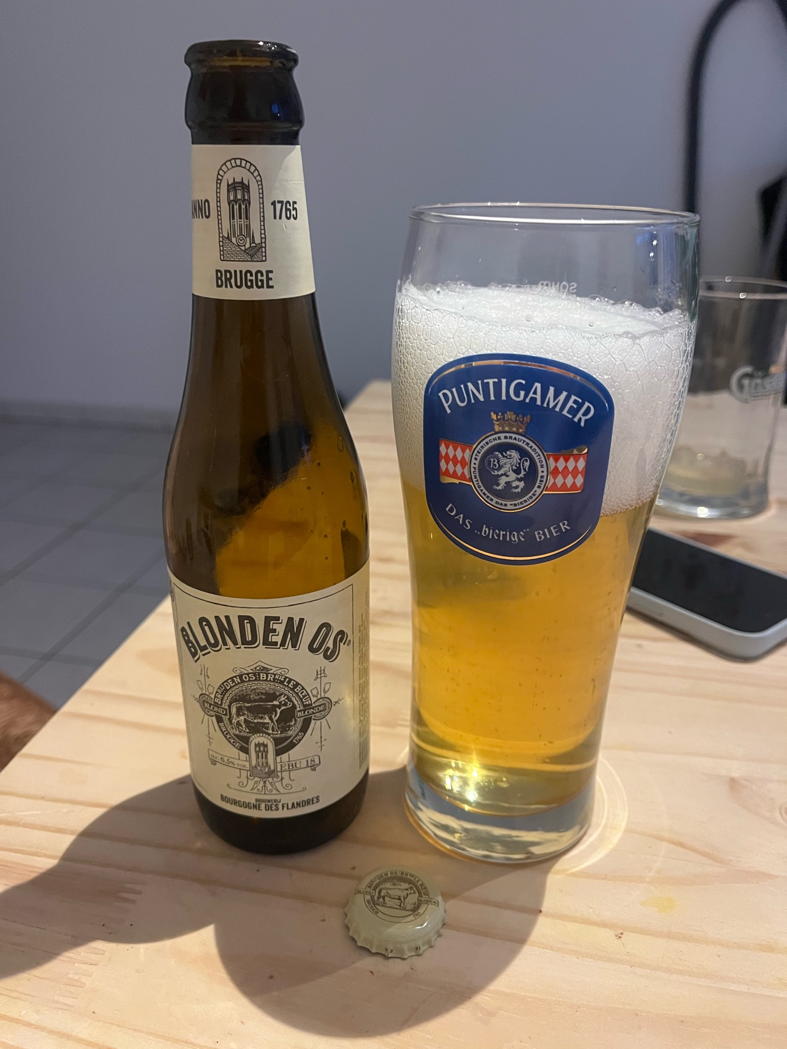 Blonden Os, Belgium