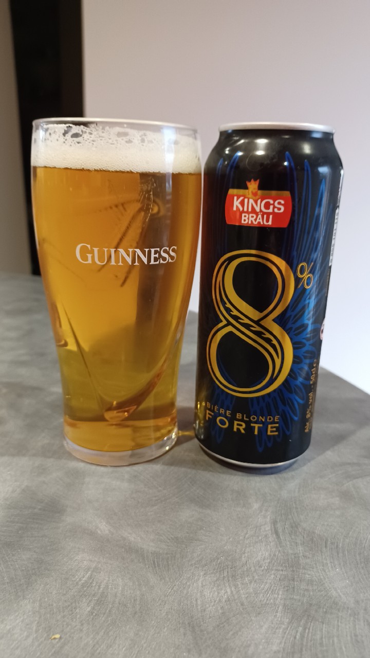Kings Bräu 8%, Brasserie Licorne (Karlsberg Brauerei)