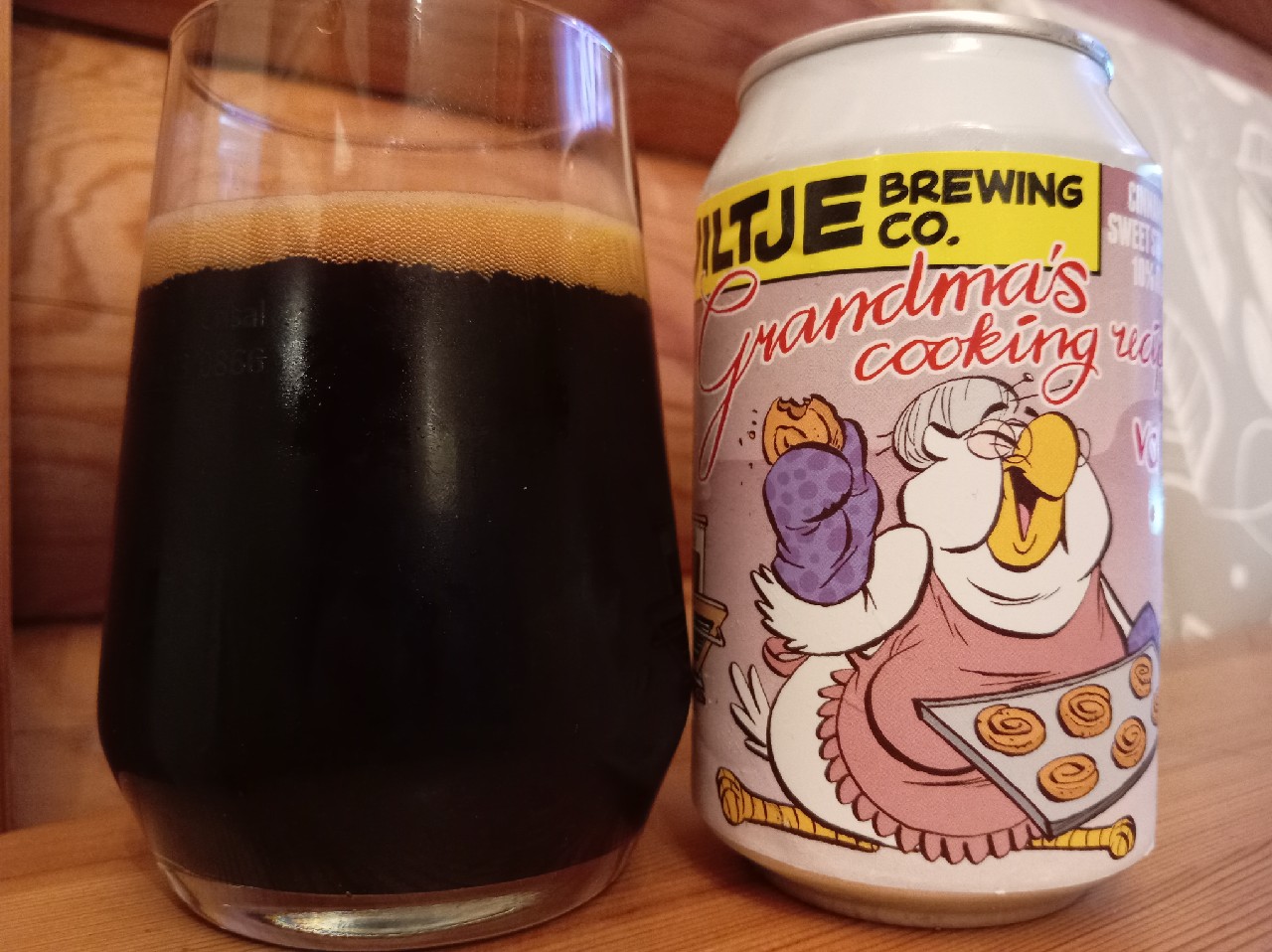 Grandma's Cooking Recipes Vol. 5 Cinnamon Roll Sweet Stout, Uiltje Brewing Co