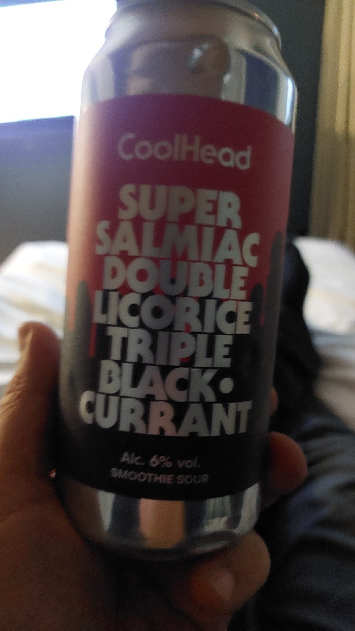 Super Salmiac Double Licorice Triple Blackcurrant, CoolHead Brew