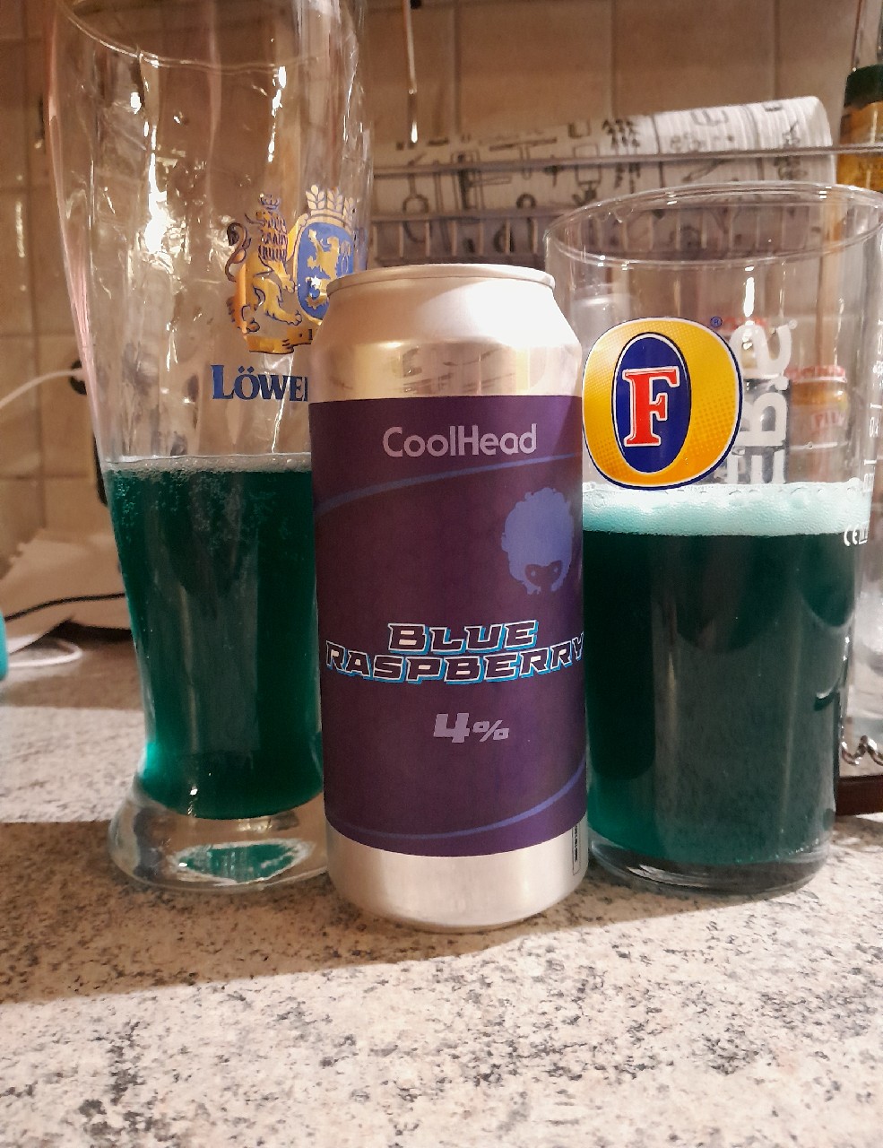 Blue Rasberry, CoolHead Brew