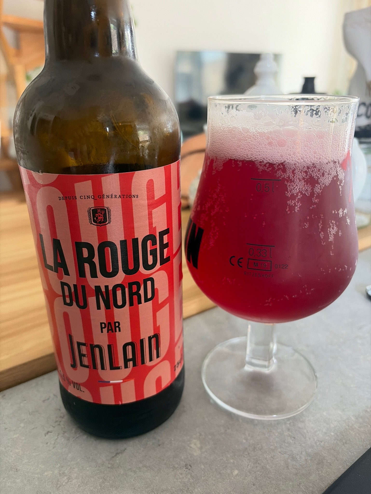 La rouge du nord, France