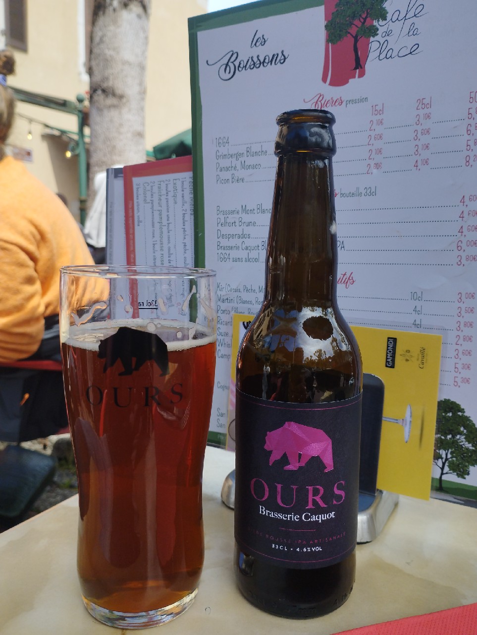 Ours Rousse IPA, Brasserie Caquot
