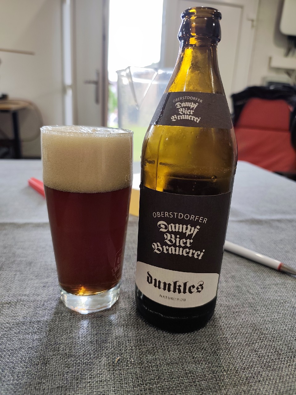 Dunkles Naturtrüb / Dampfbier Dunkel, Oberstdorfer Dampfbierbrauerei