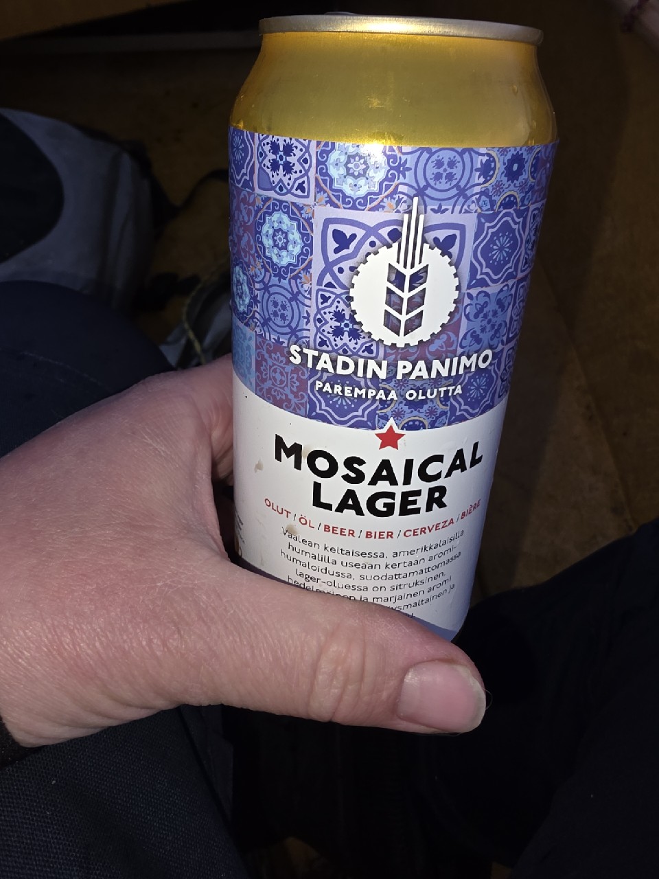Stadin Mosaical Lager, Finland