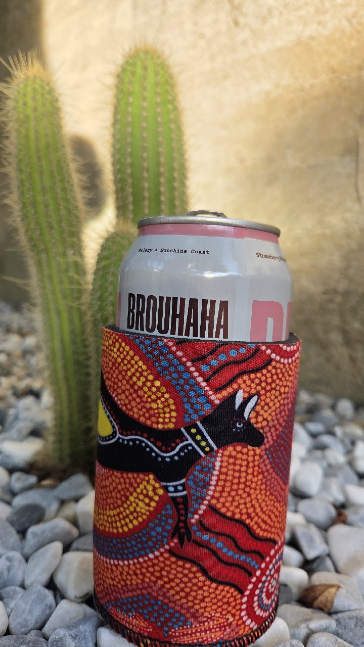 Strawberry and Rhubarb Sour, Brouhaha Brewery